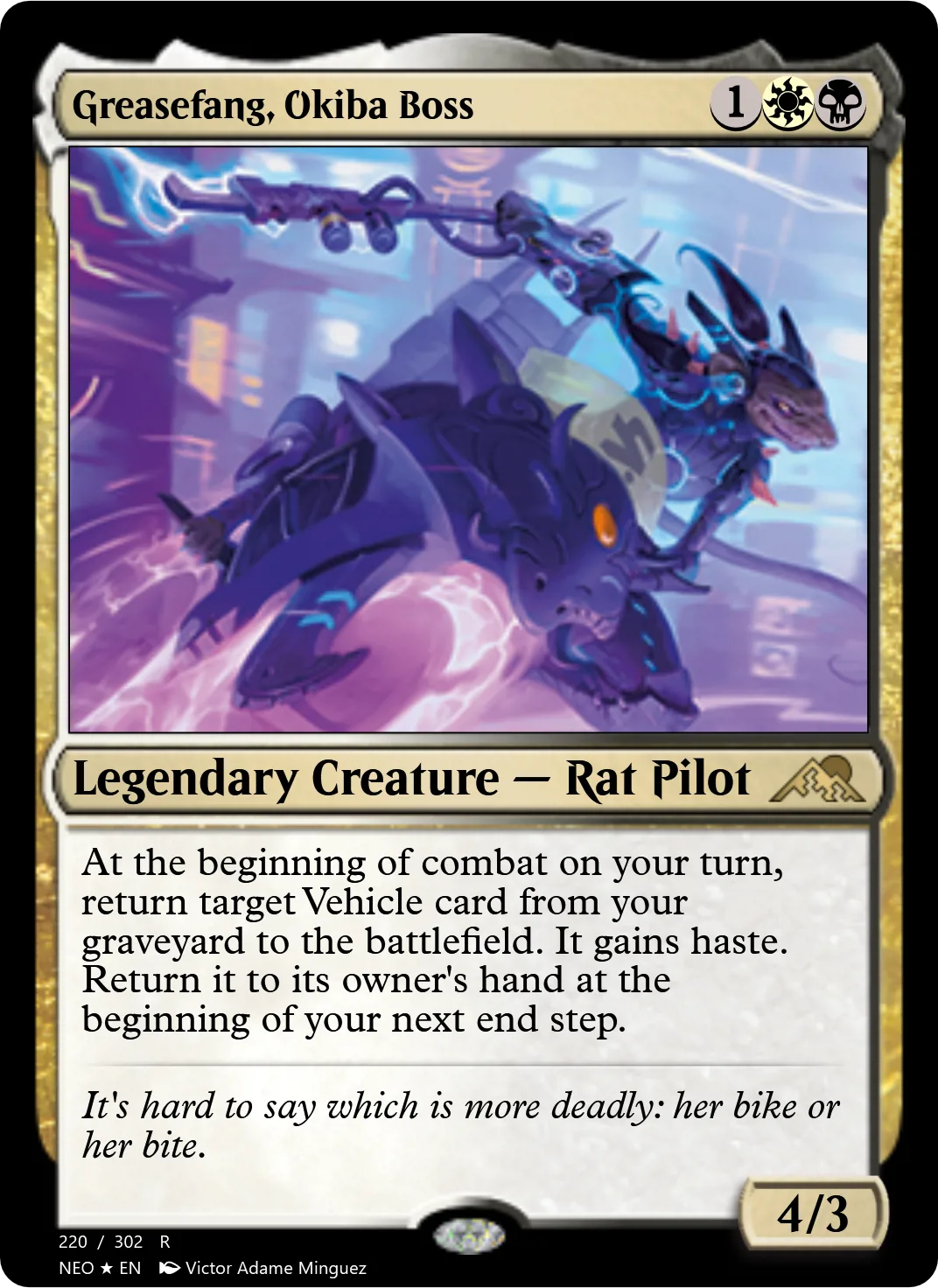 Greasefang, Okiba Boss