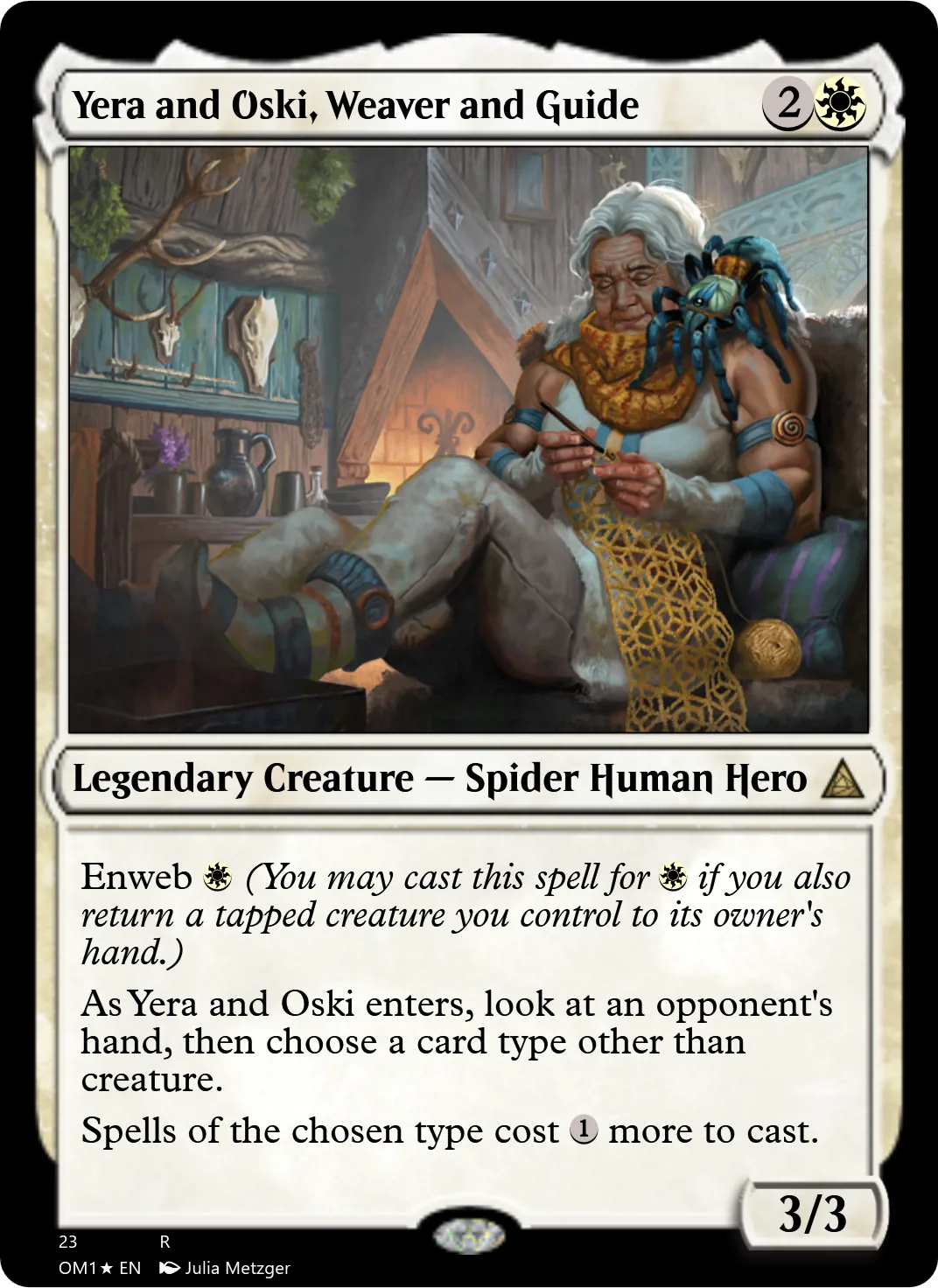 Yera and Oski, Weaver and Guide