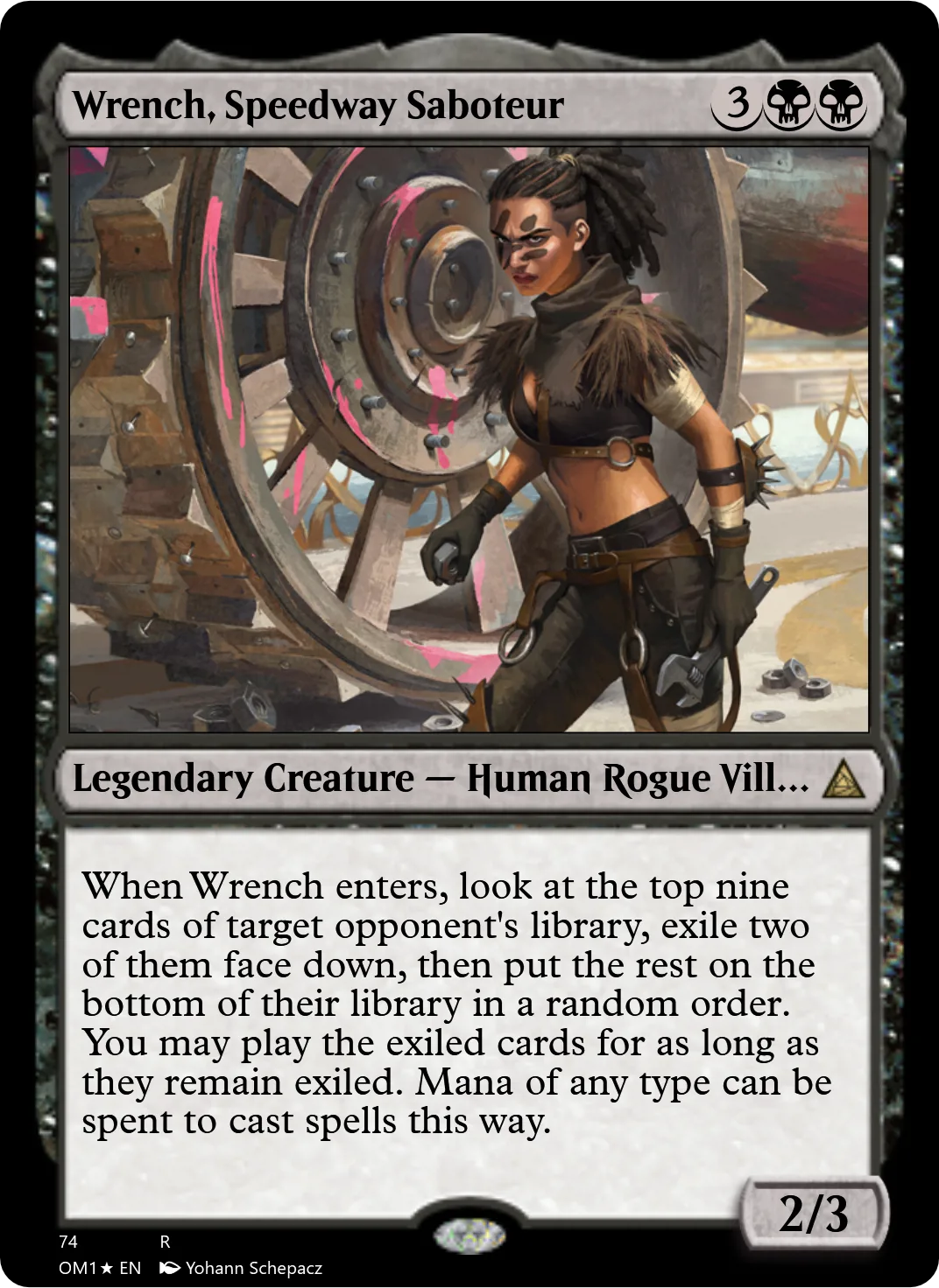 Wrench, Speedway Saboteur