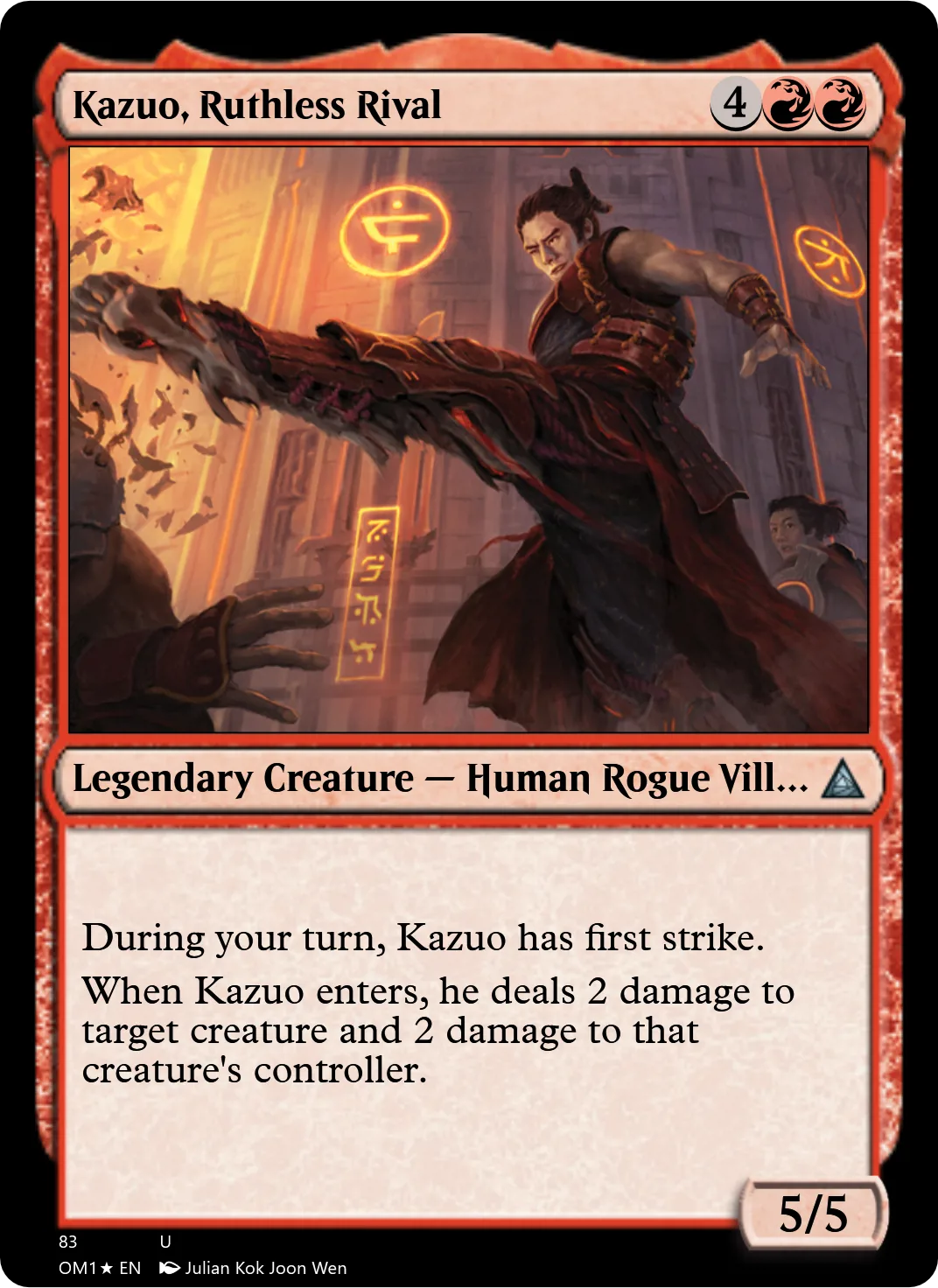 Kazuo, Ruthless Rival
