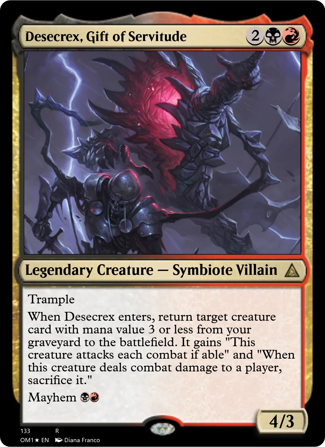 Desecrex, Gift of Servitude