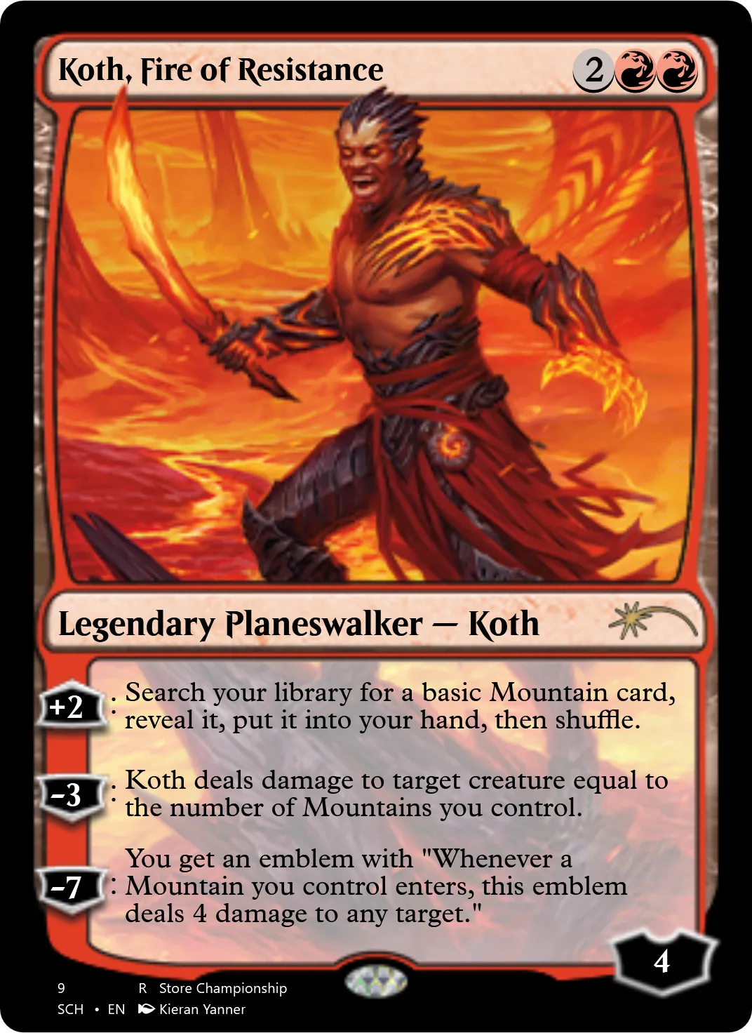 Koth, Fire of Resistance