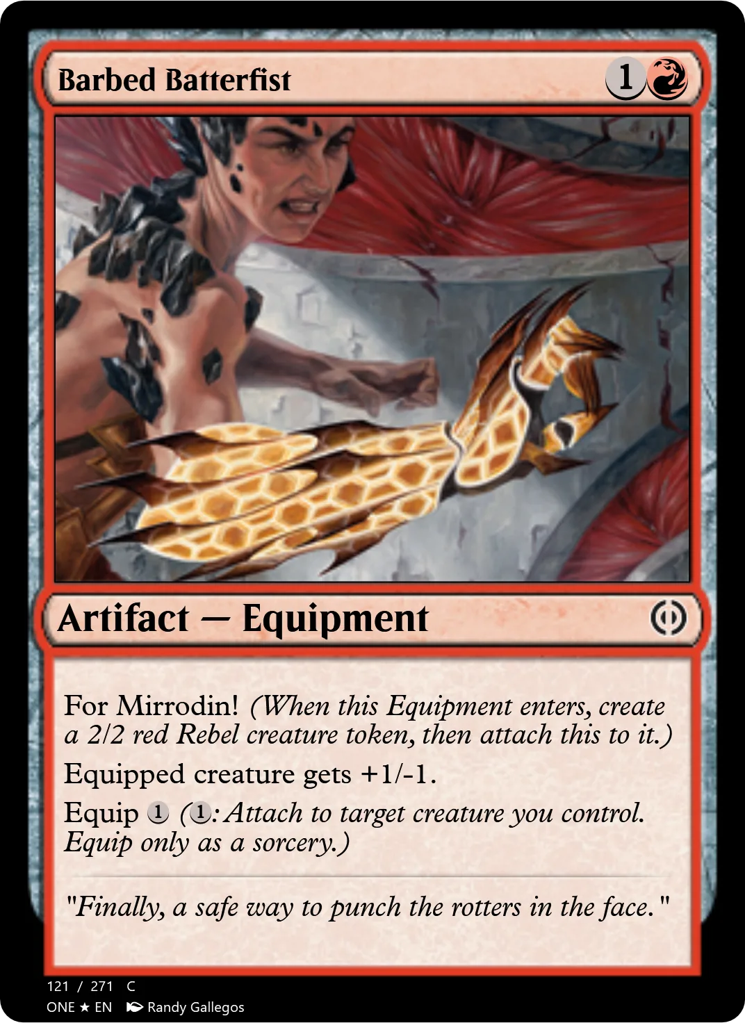 Barbed Batterfist