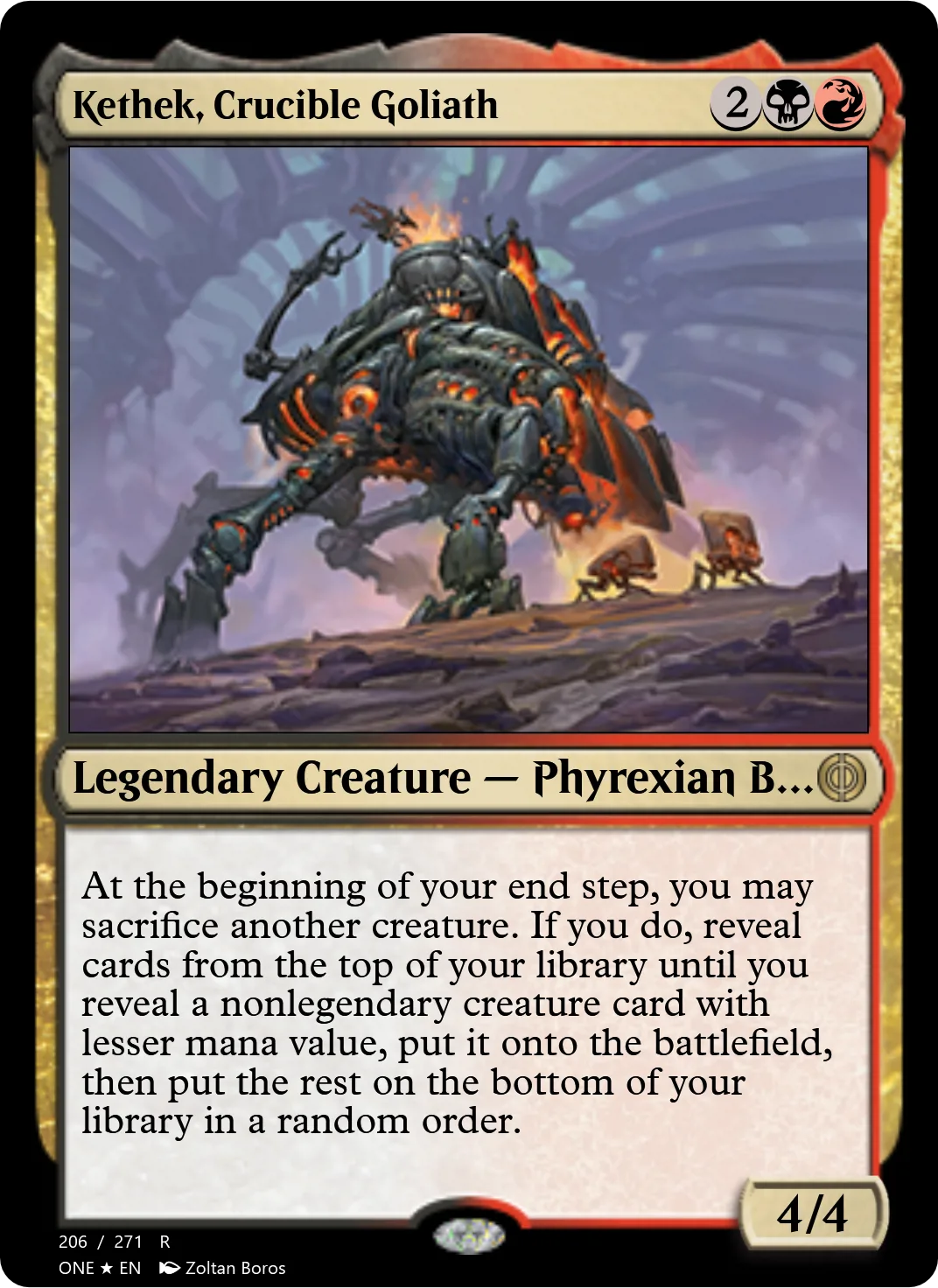 Kethek, Crucible Goliath