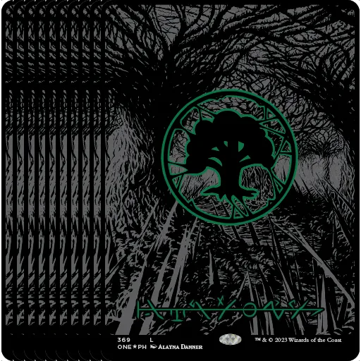 Phyrexian Oil Lands Bundle: Forests