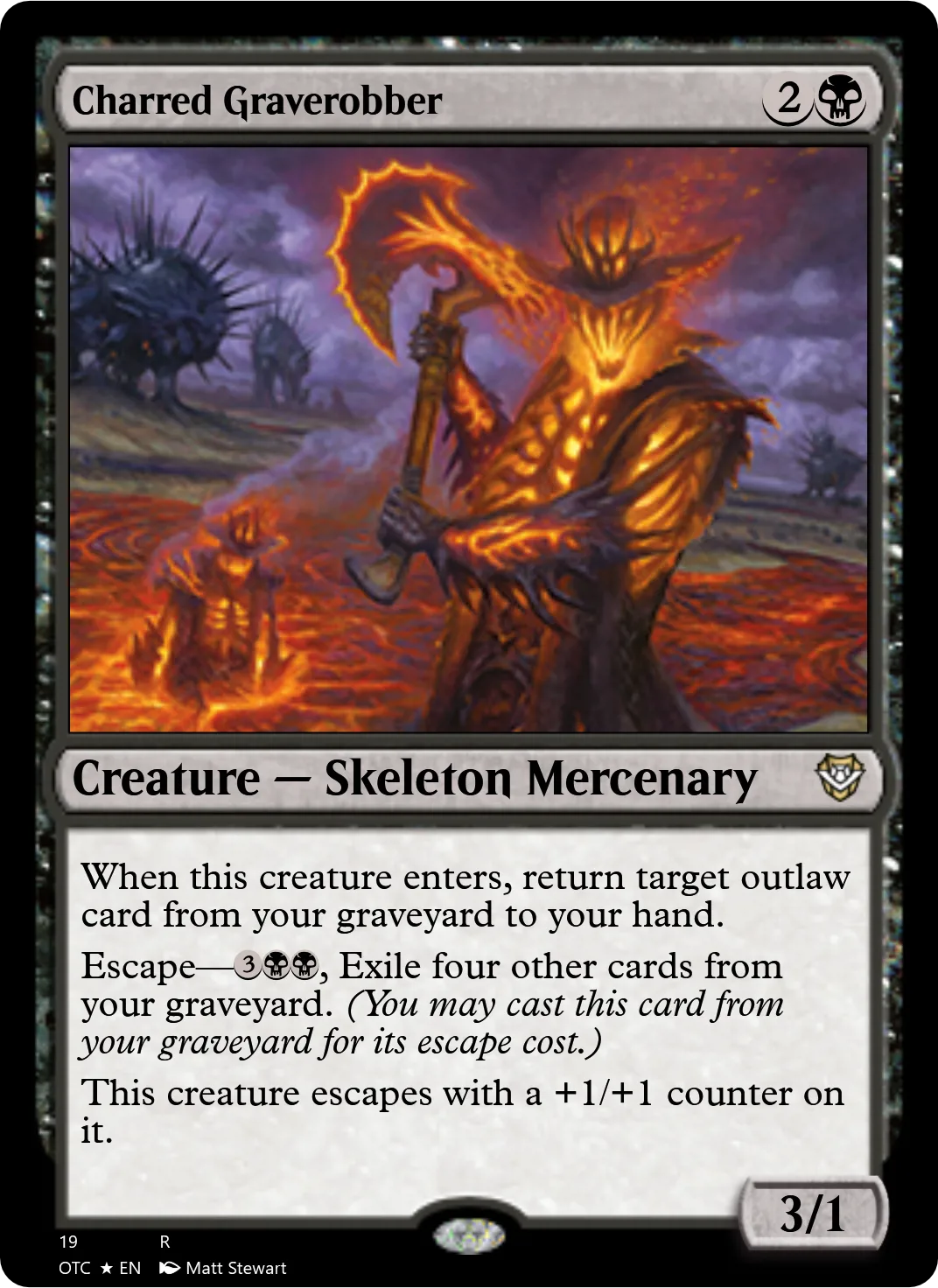 Charred Graverobber