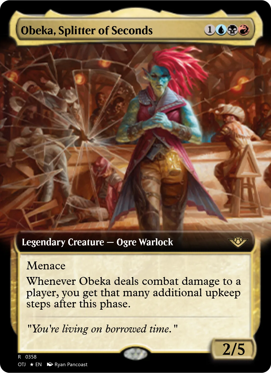 Obeka, Splitter of Seconds