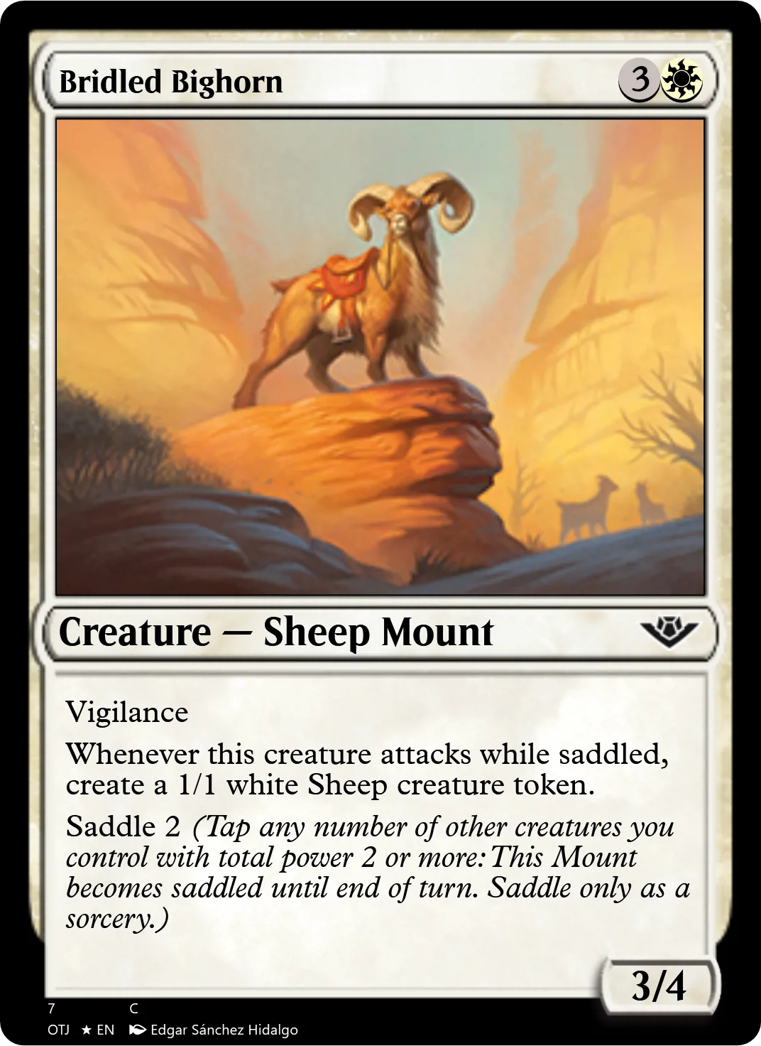 Bridled Bighorn