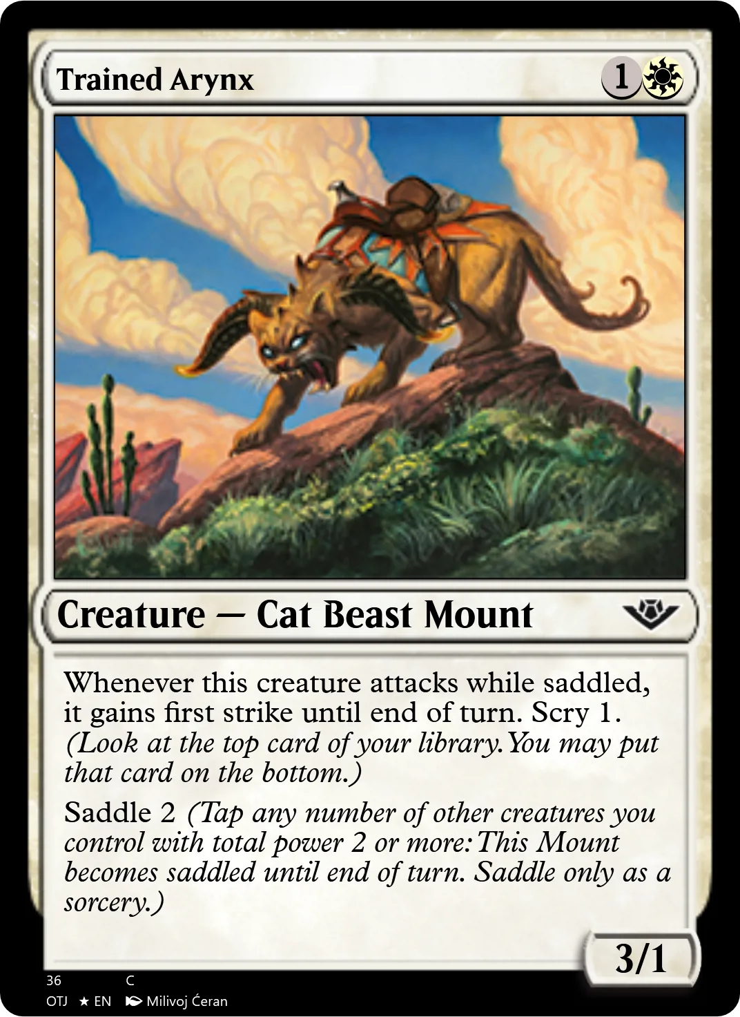 Trained Arynx