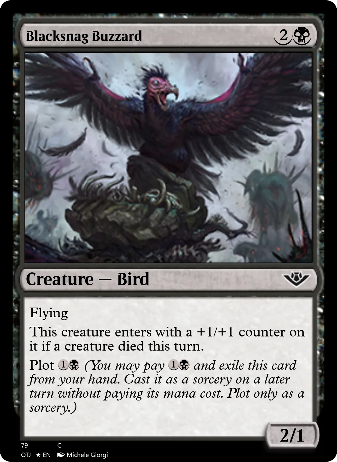 Blacksnag Buzzard