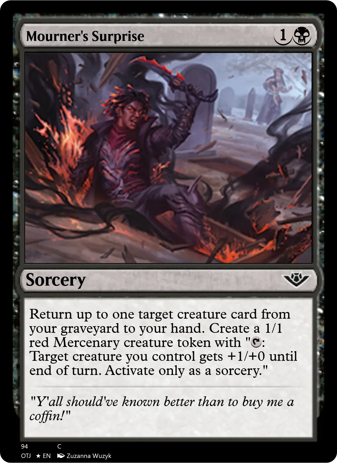 Mourner's Surprise