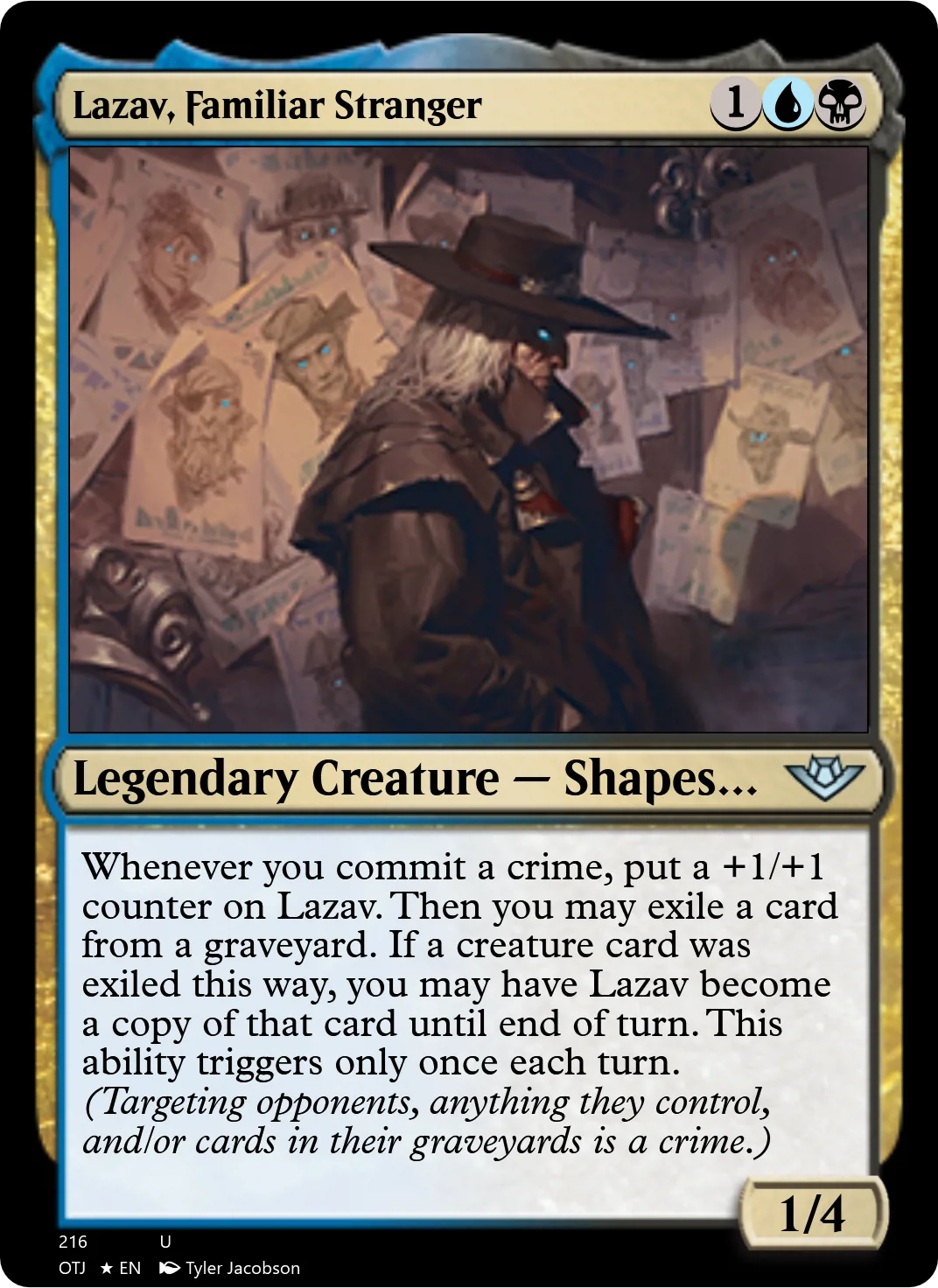 Lazav, Familiar Stranger
