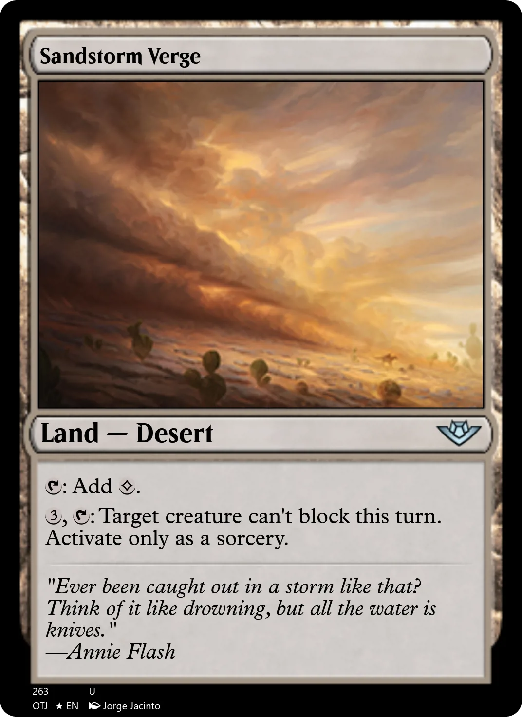 Sandstorm Verge