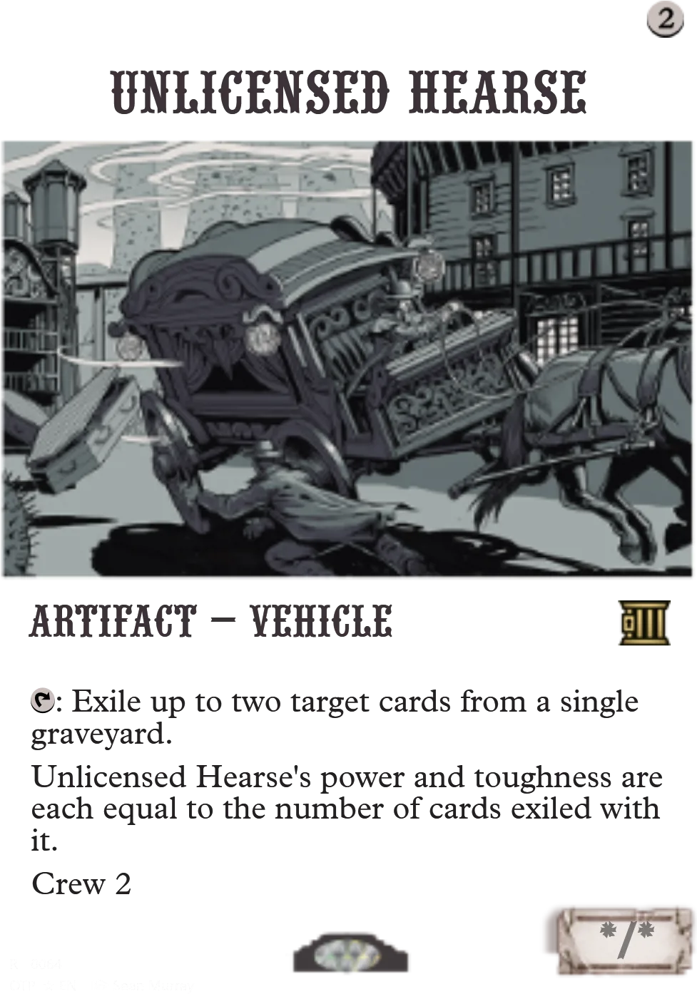 Unlicensed Hearse