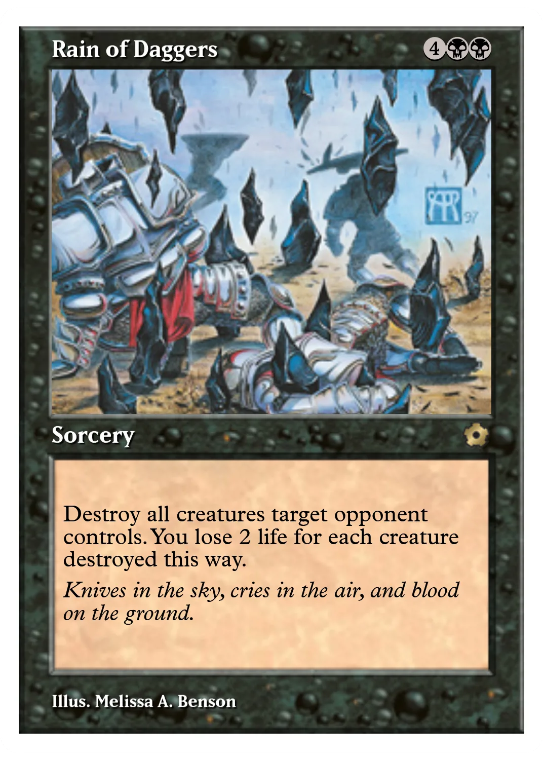 Rain of Daggers