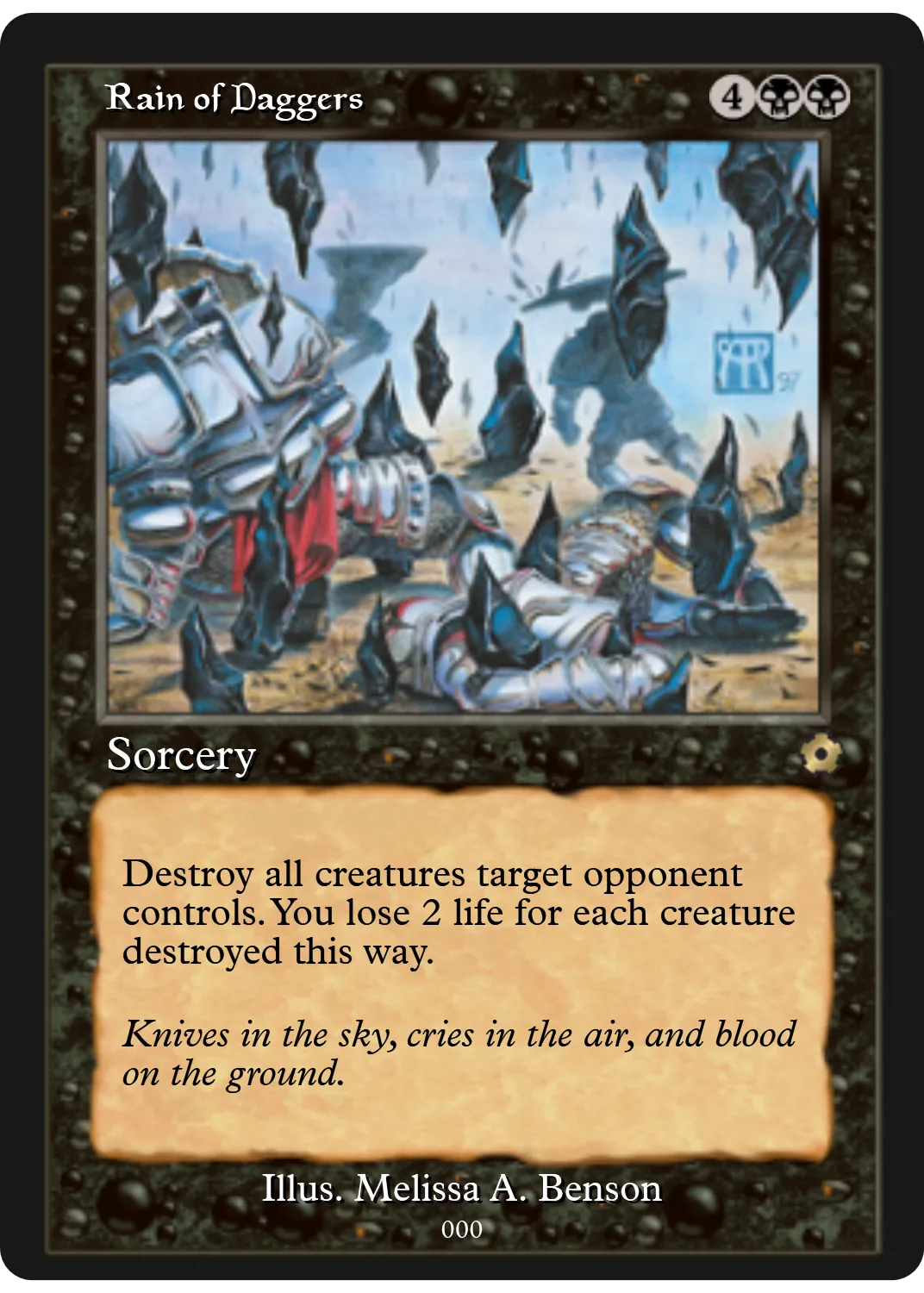 Rain of Daggers