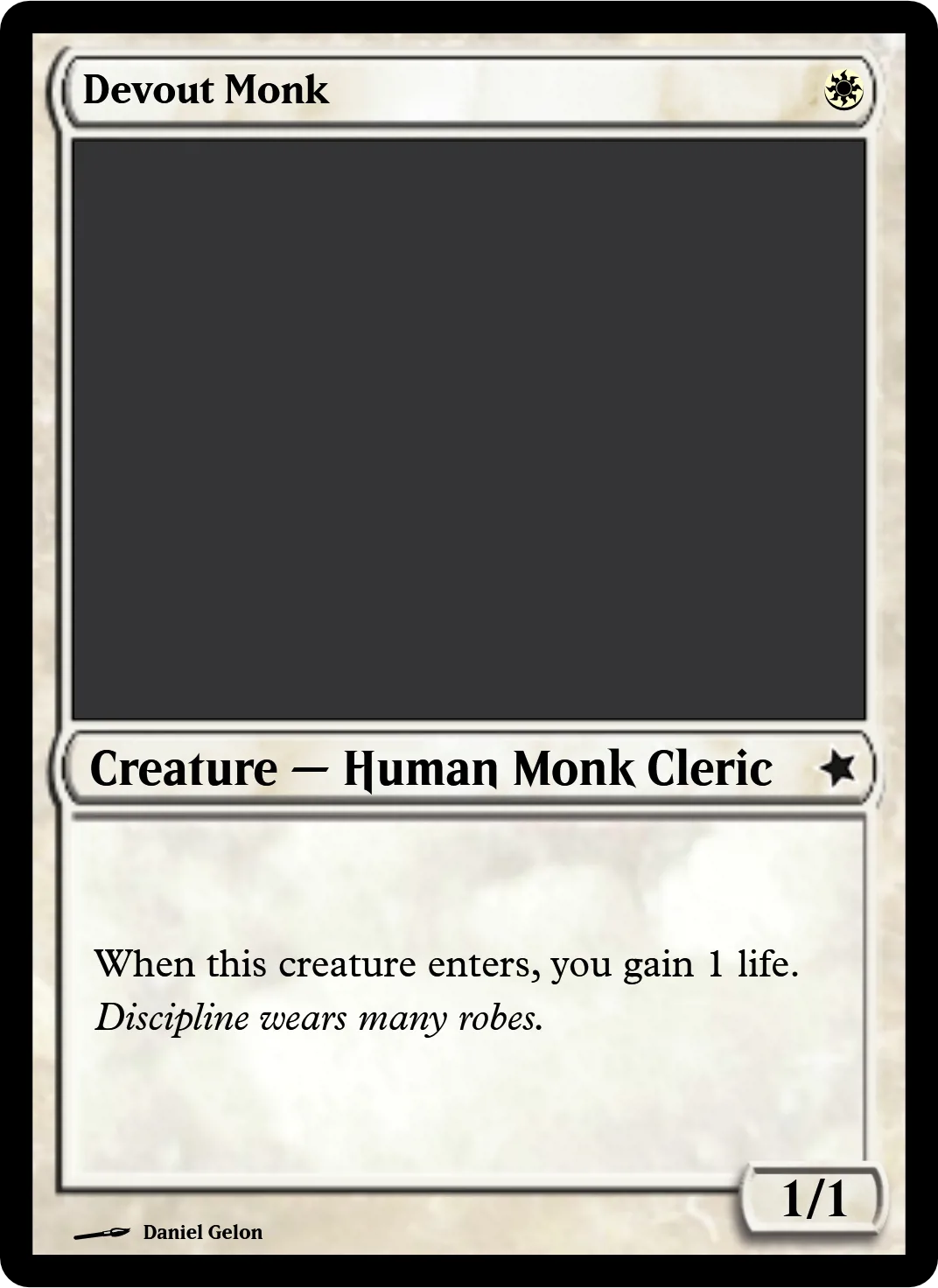 Devout Monk