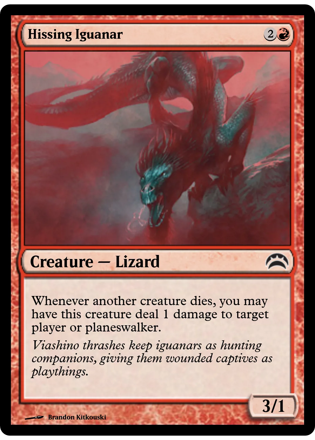Hissing Iguanar
