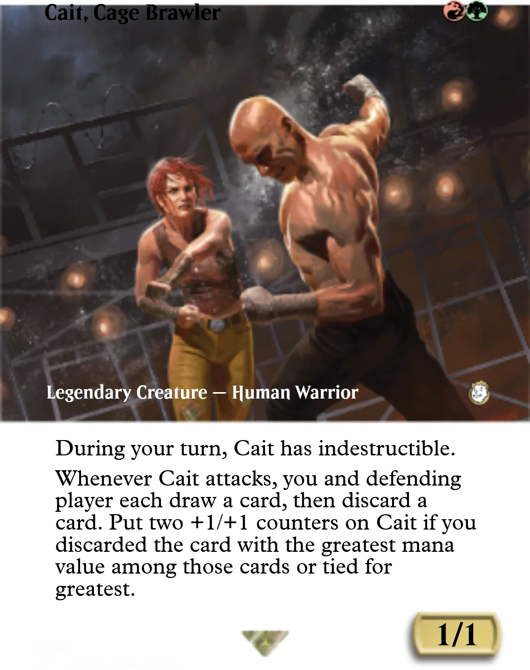 Cait, Cage Brawler