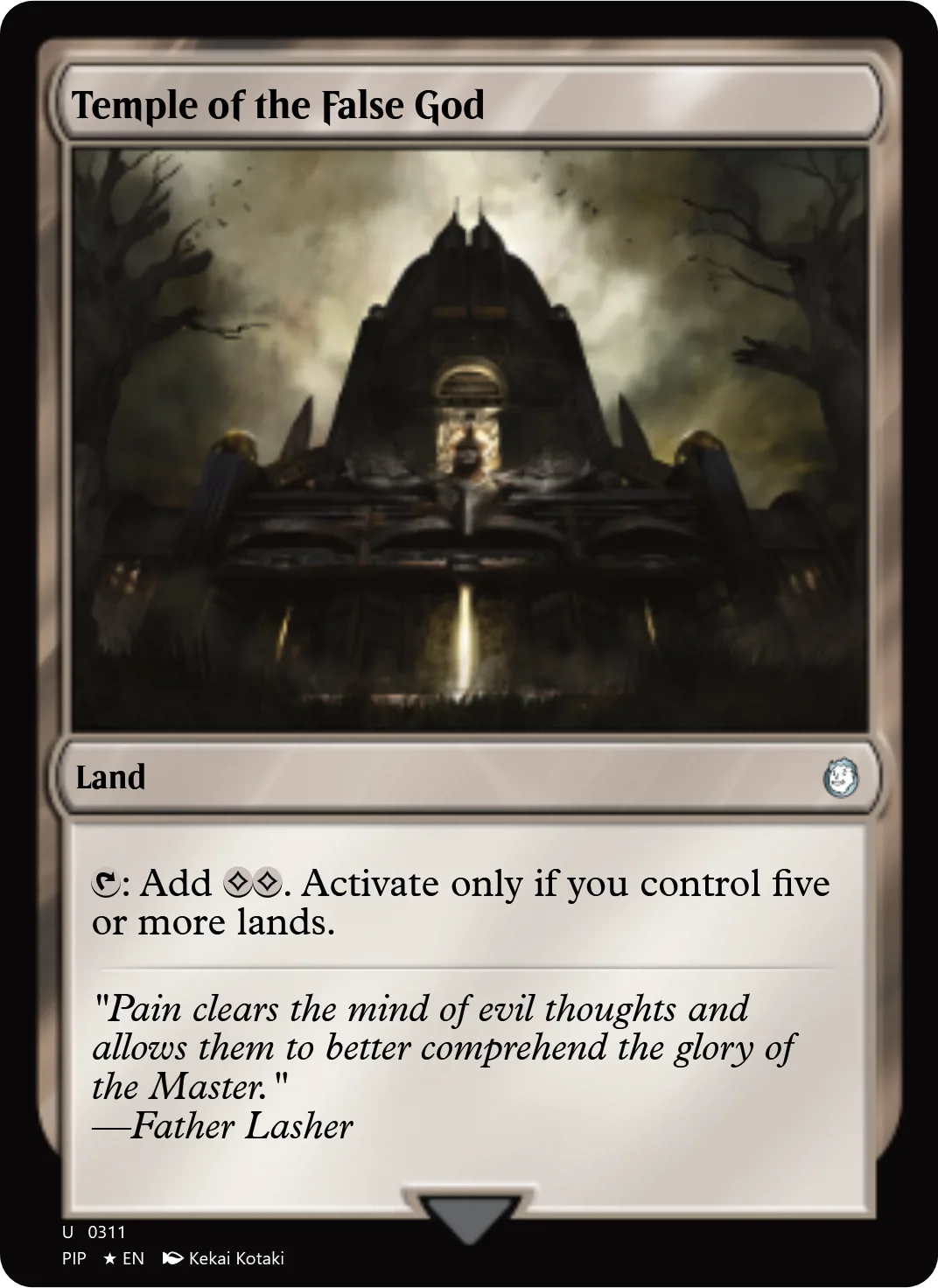Temple of the False God