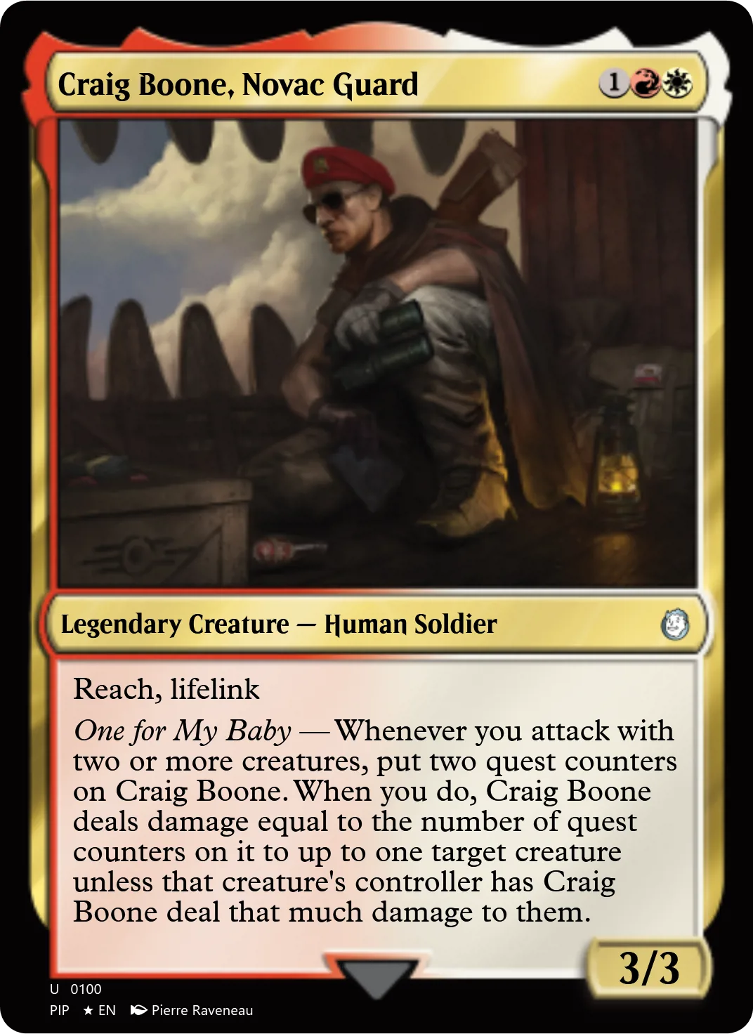 Craig Boone, Novac Guard