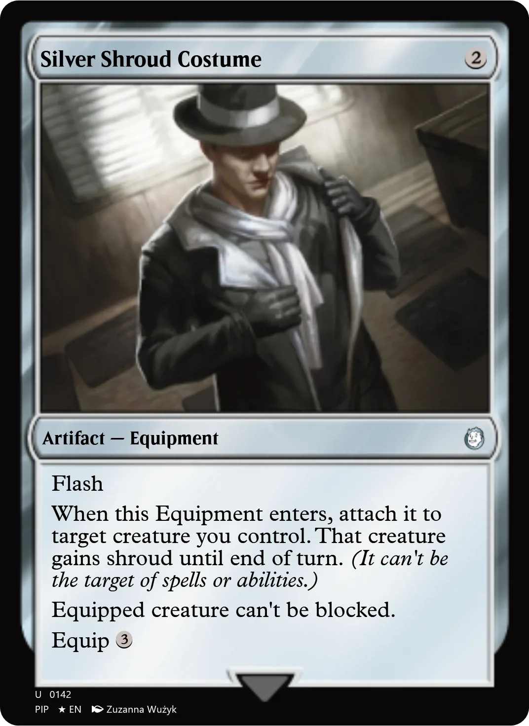 Silver Shroud Costume