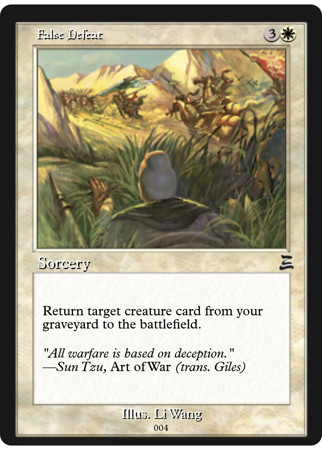 False Defeat