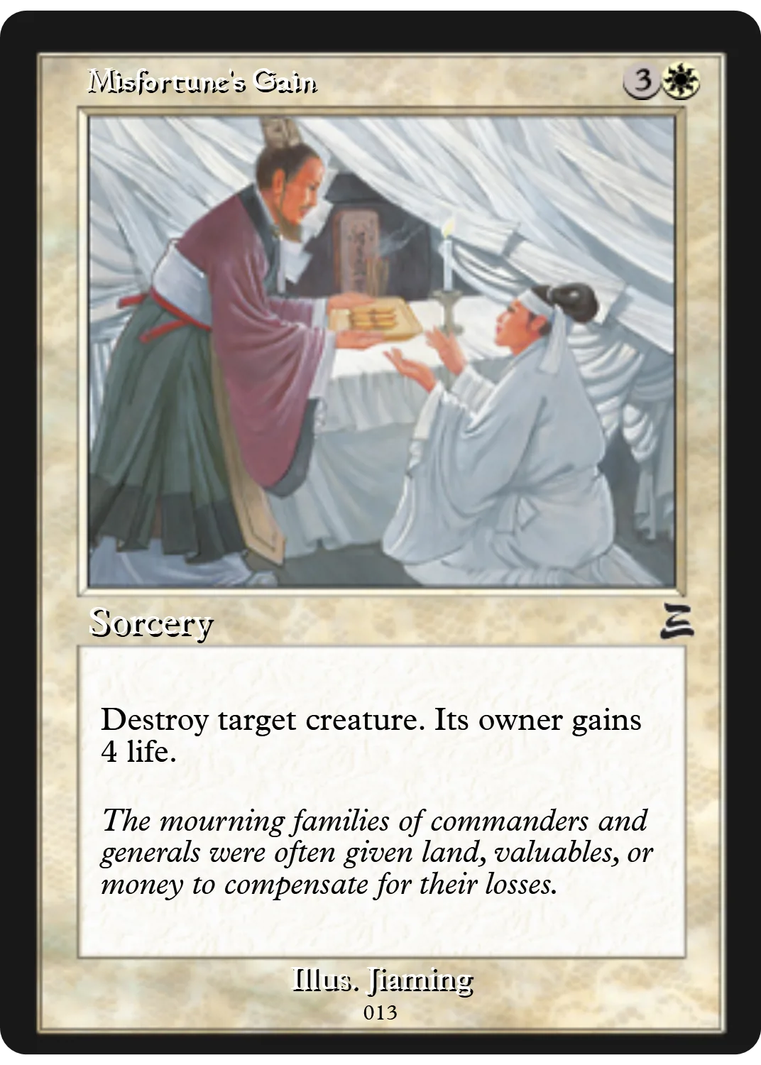 Misfortune's Gain