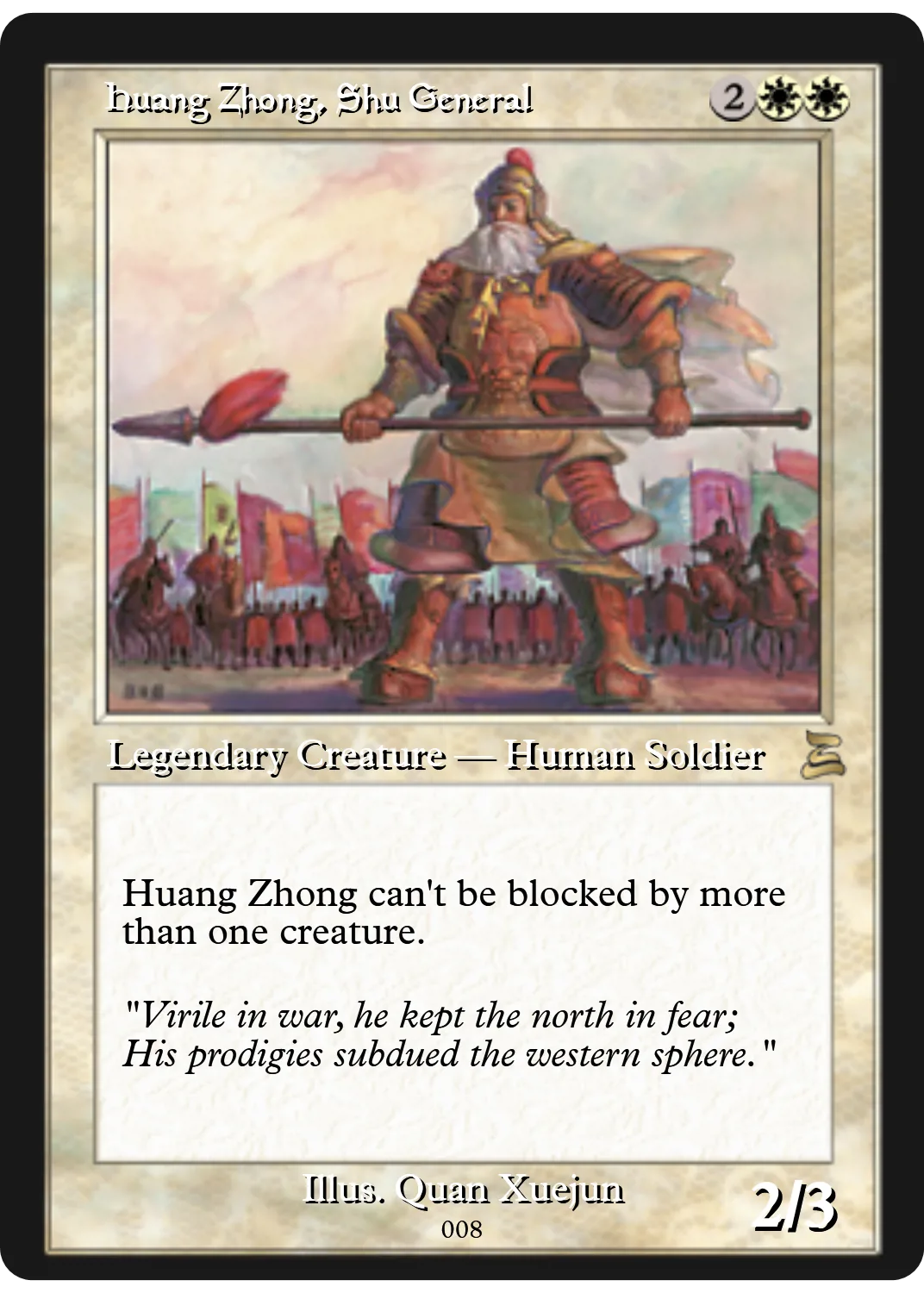 Huang Zhong, Shu General