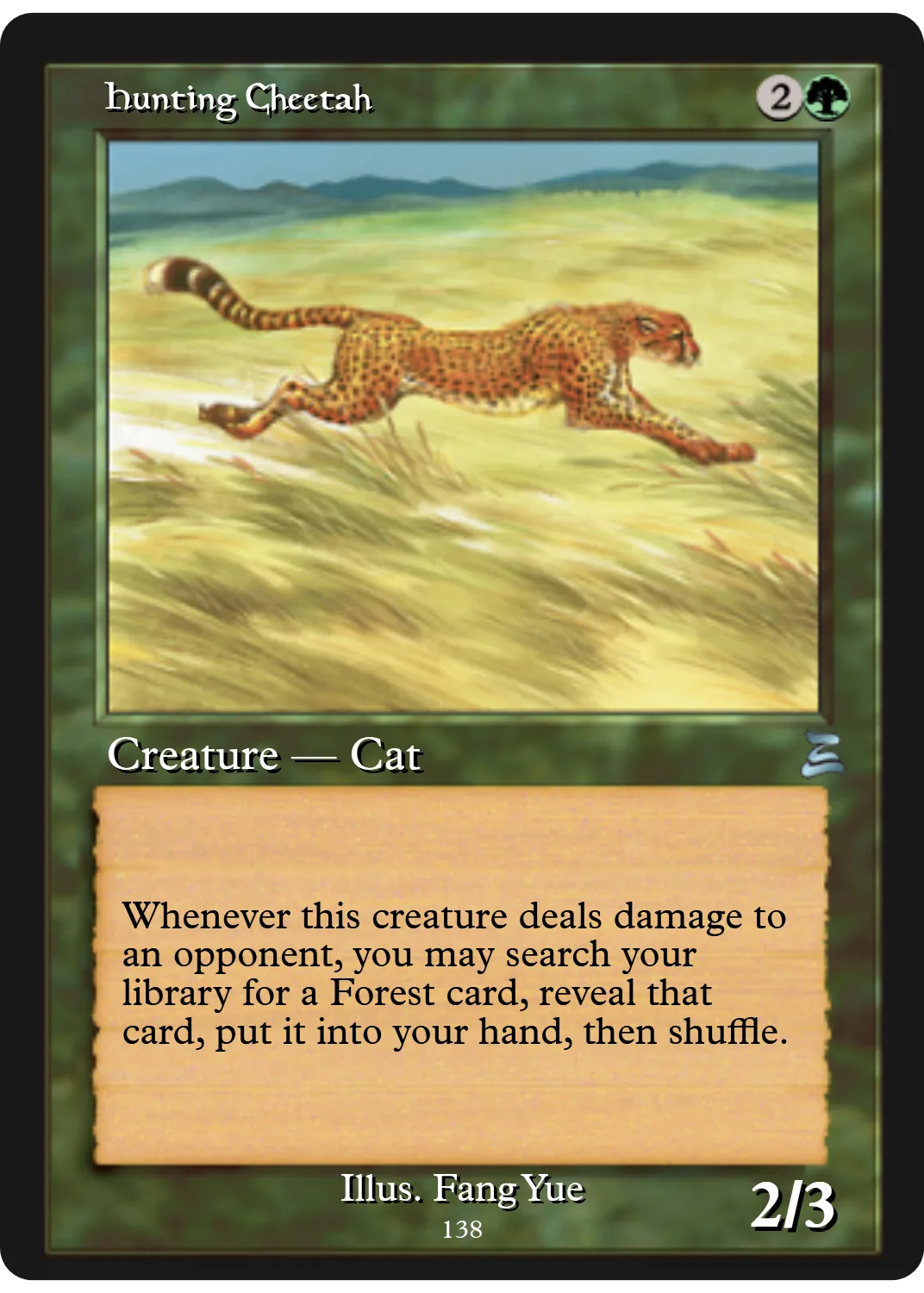 Hunting Cheetah