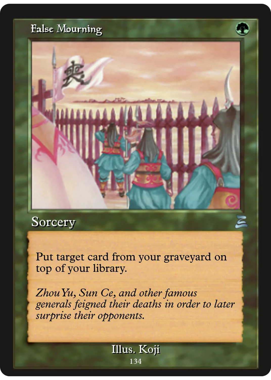 False Mourning