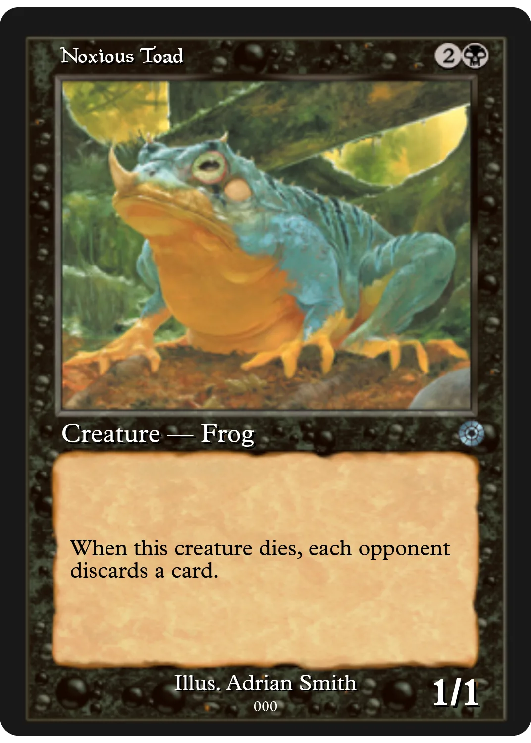 Noxious Toad