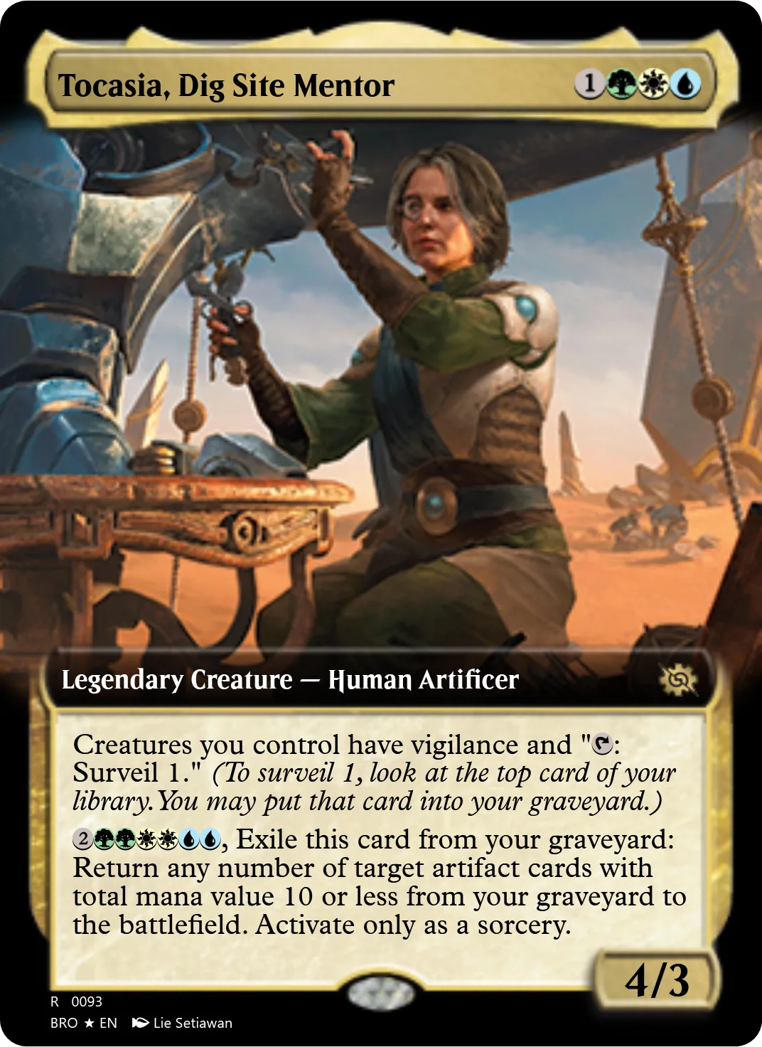 Tocasia, Dig Site Mentor