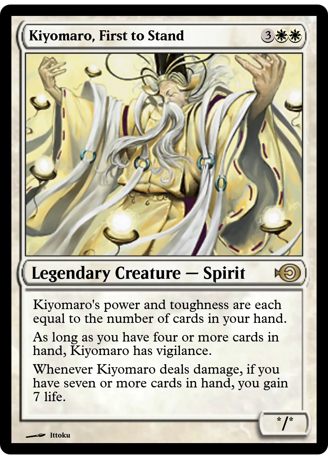 Kiyomaro, First to Stand