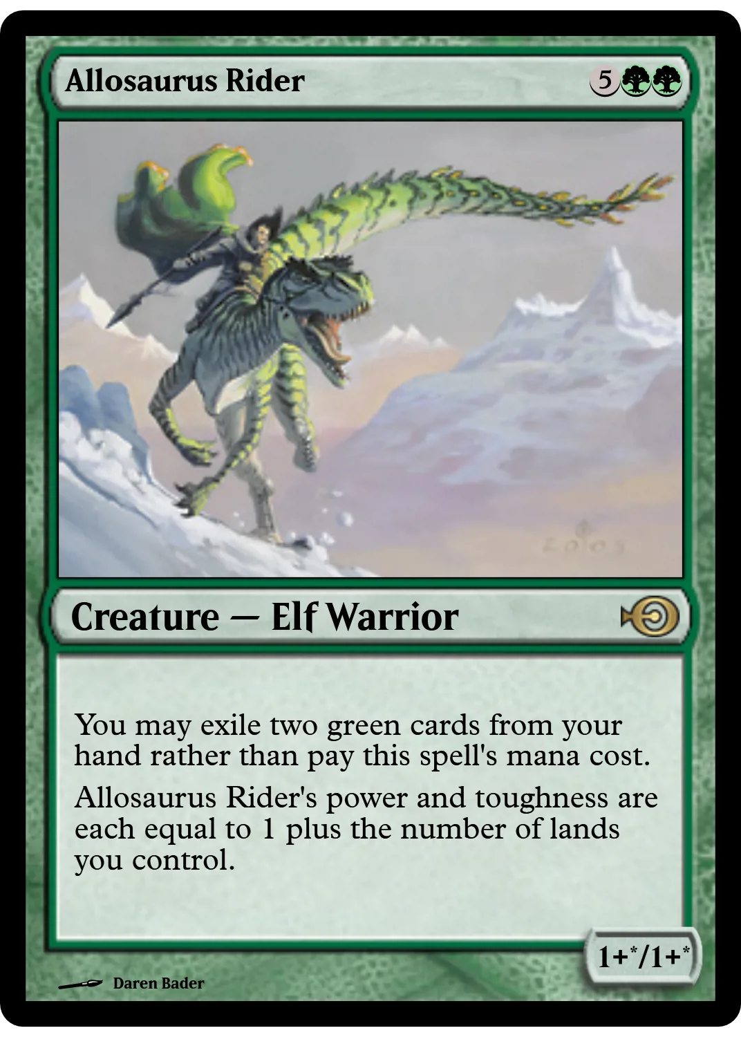 Allosaurus Rider