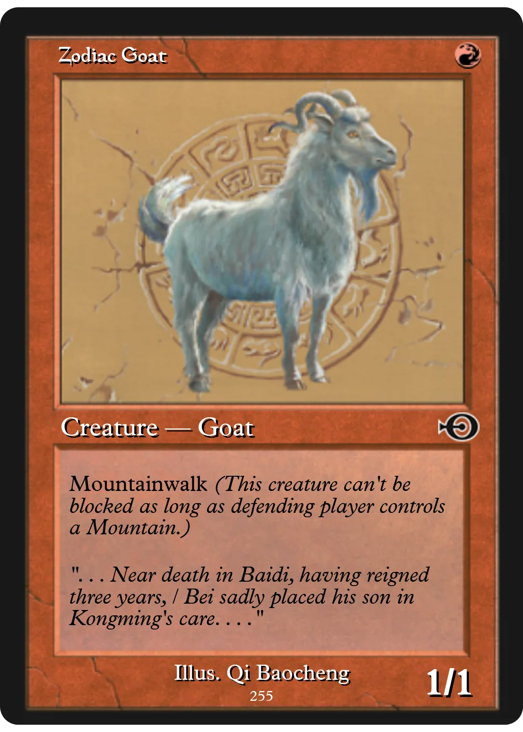 Zodiac Goat