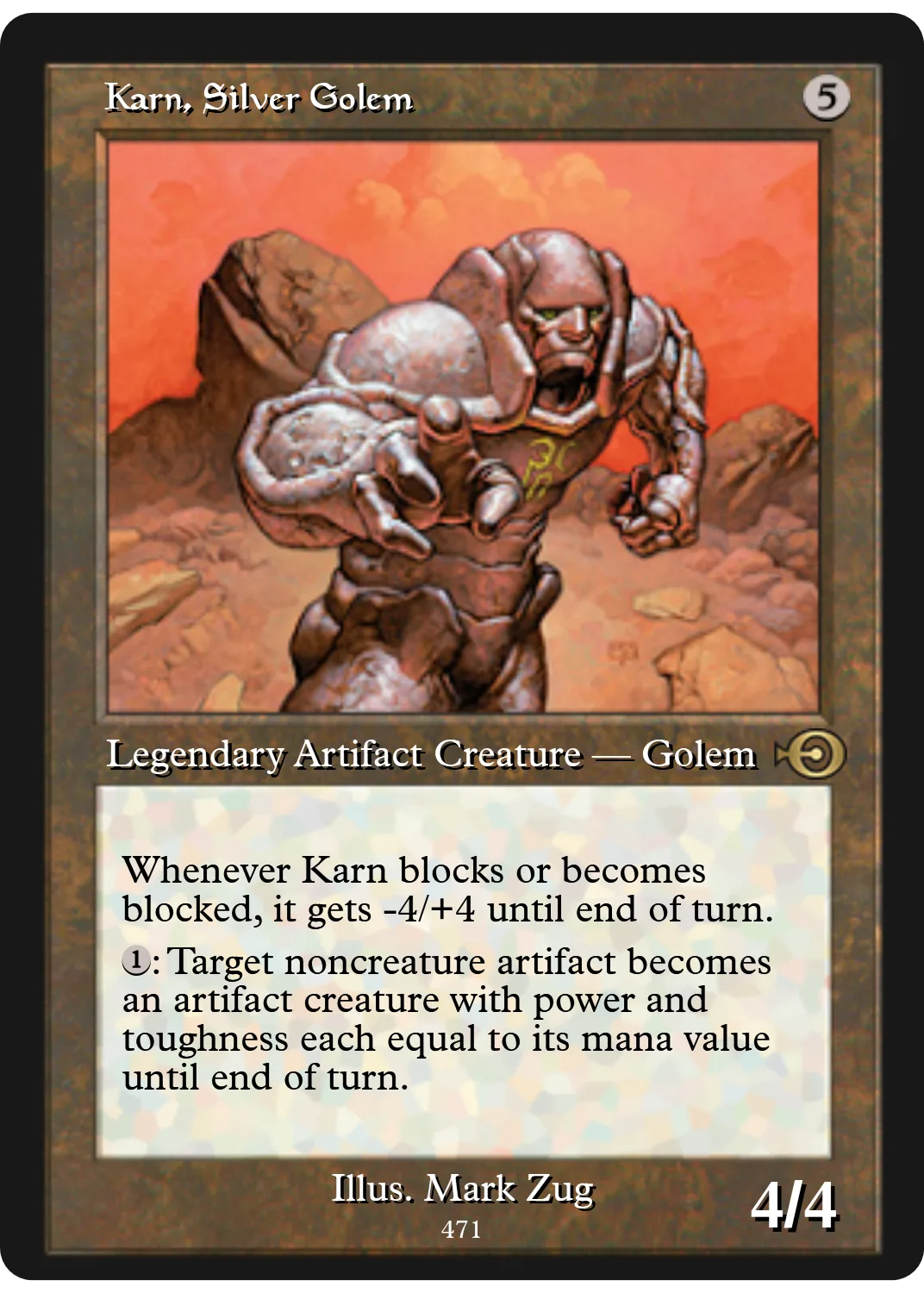 Karn, Silver Golem