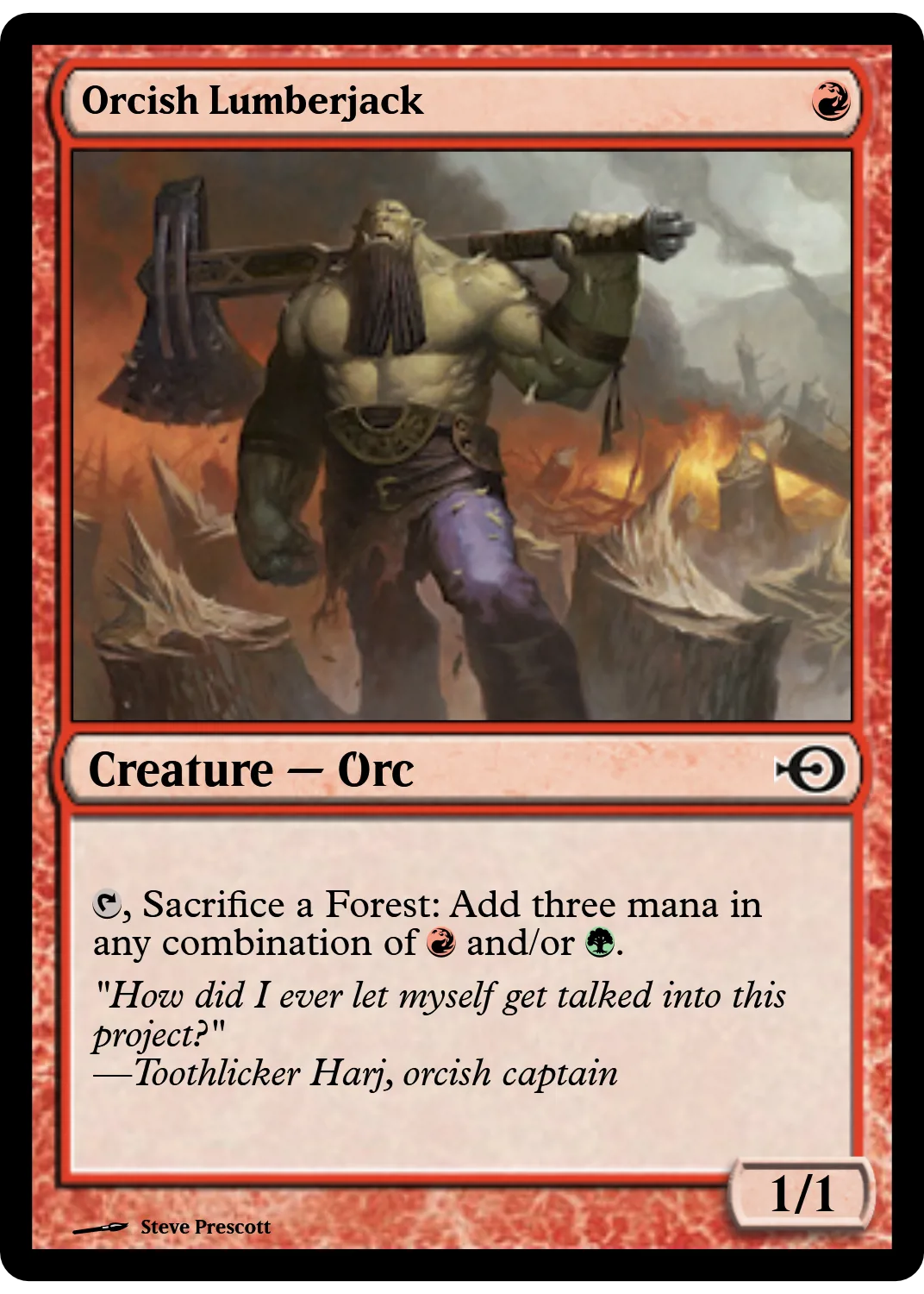 Orcish Lumberjack