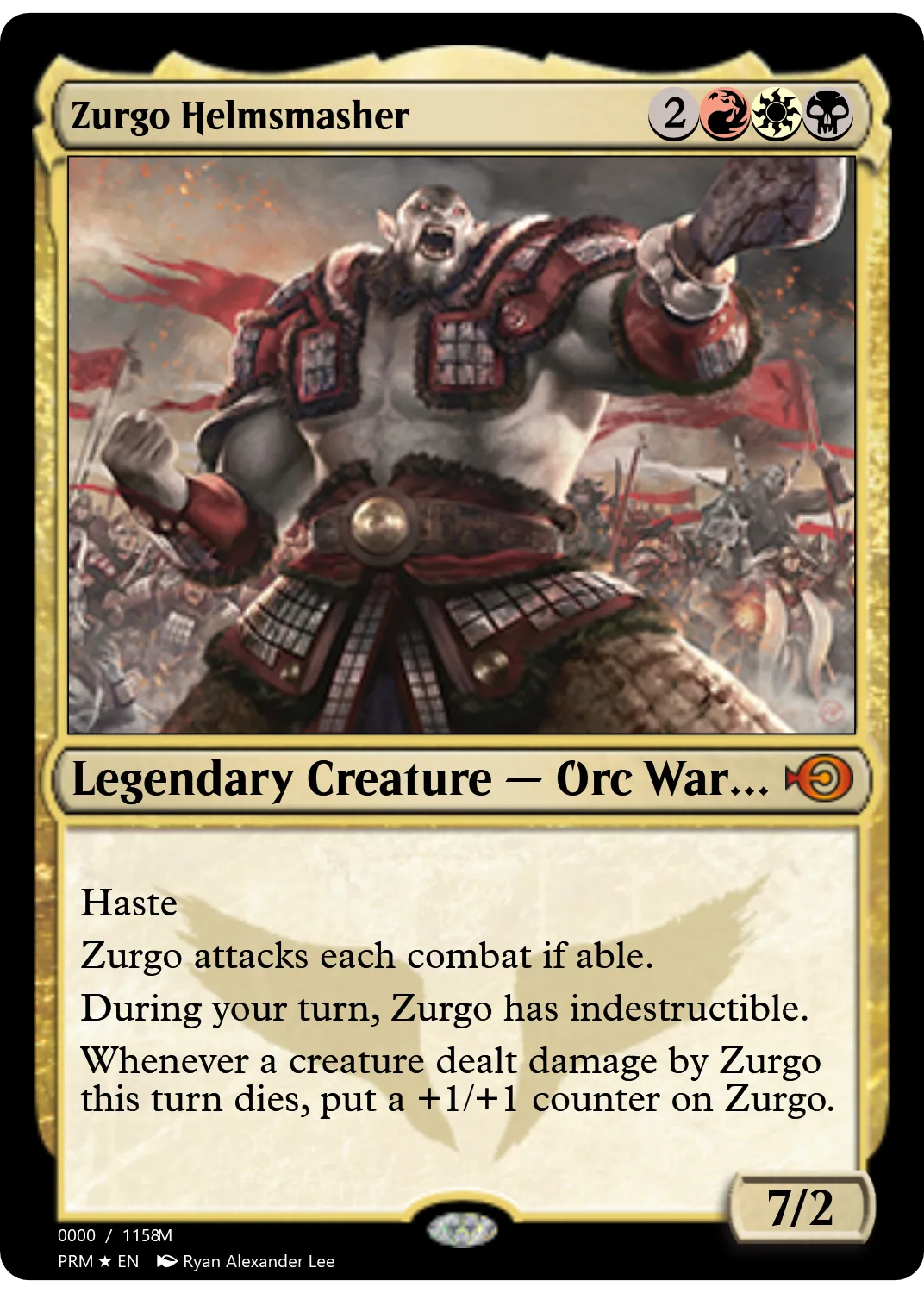 Zurgo Helmsmasher