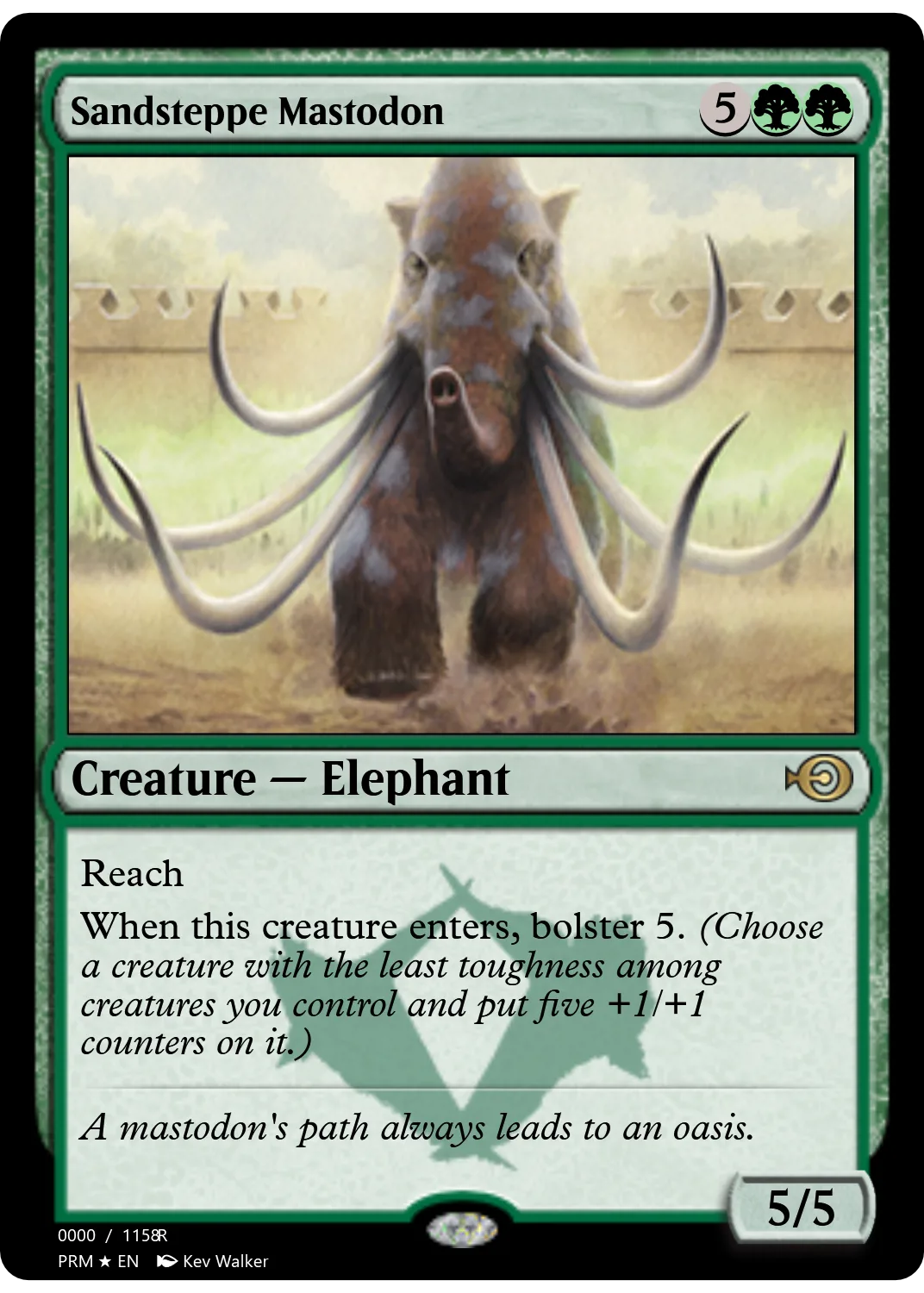 Sandsteppe Mastodon