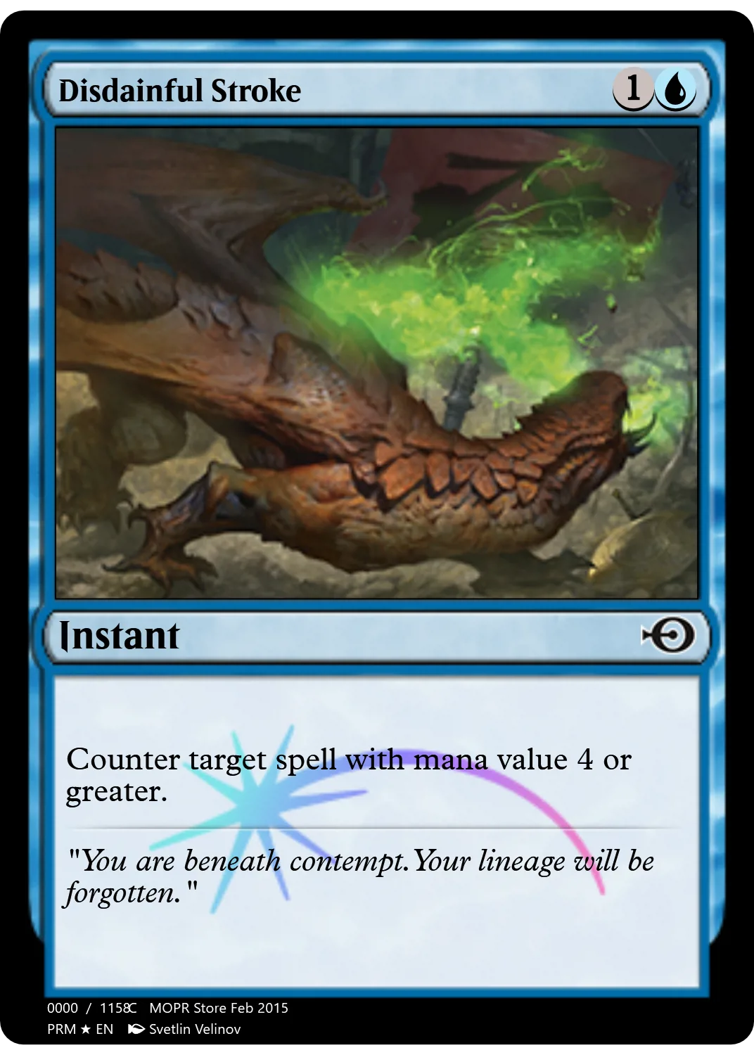 Disdainful Stroke