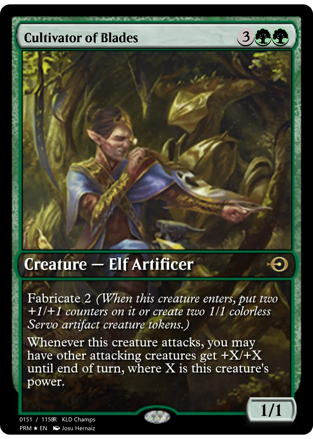 Cultivator of Blades