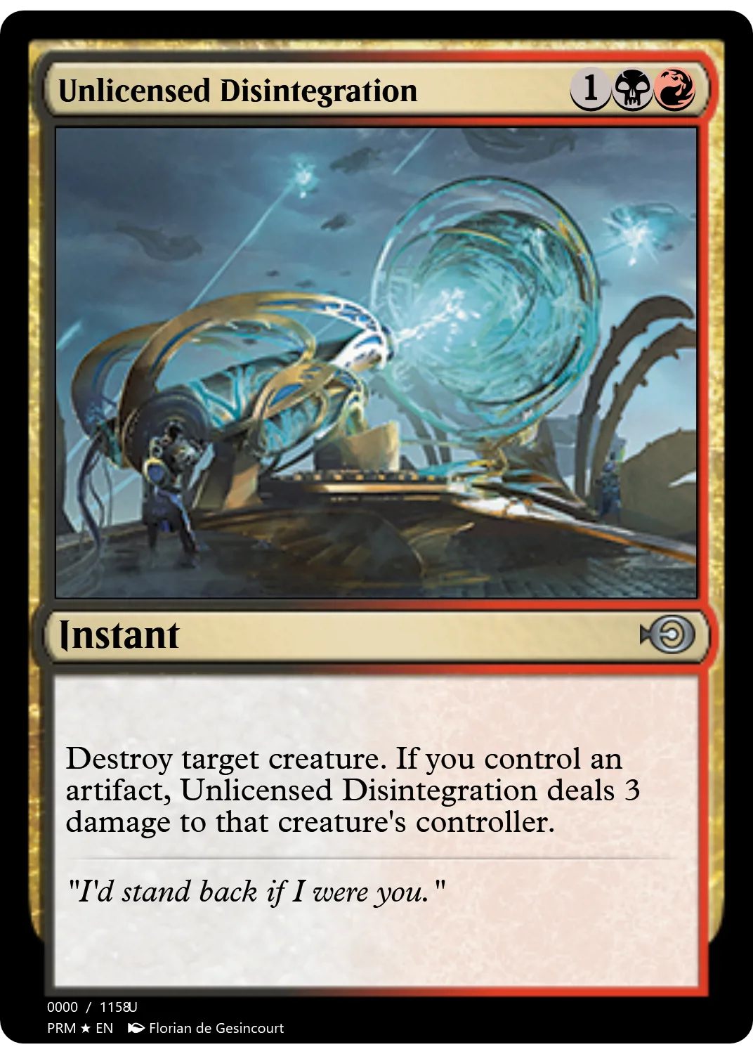 Unlicensed Disintegration