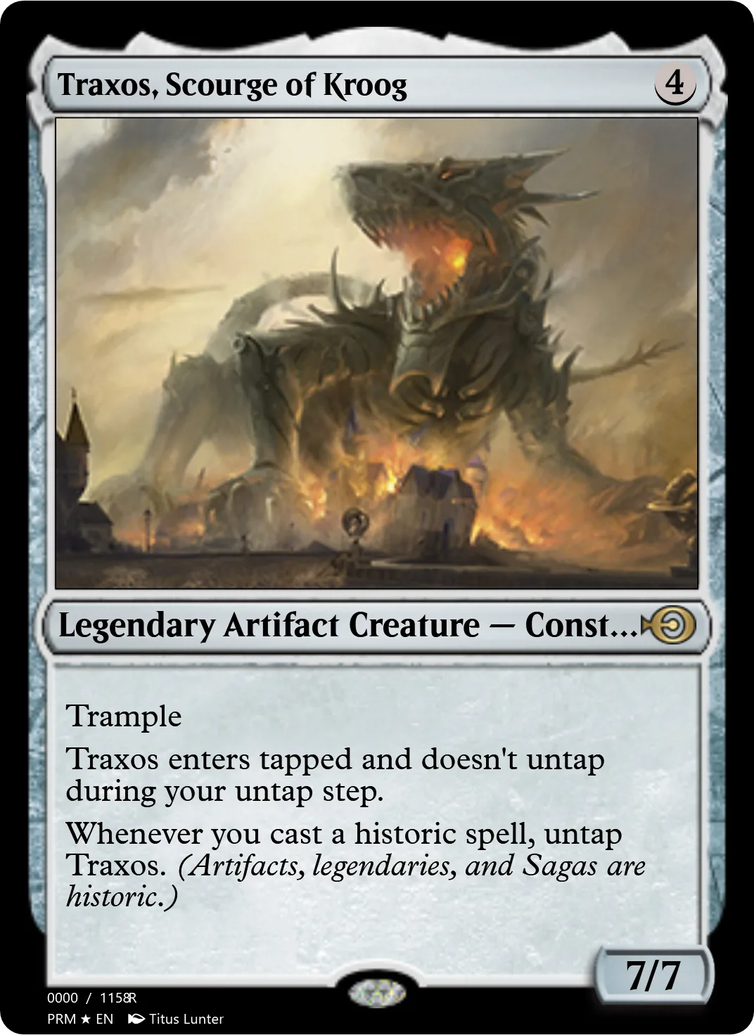 Traxos, Scourge of Kroog