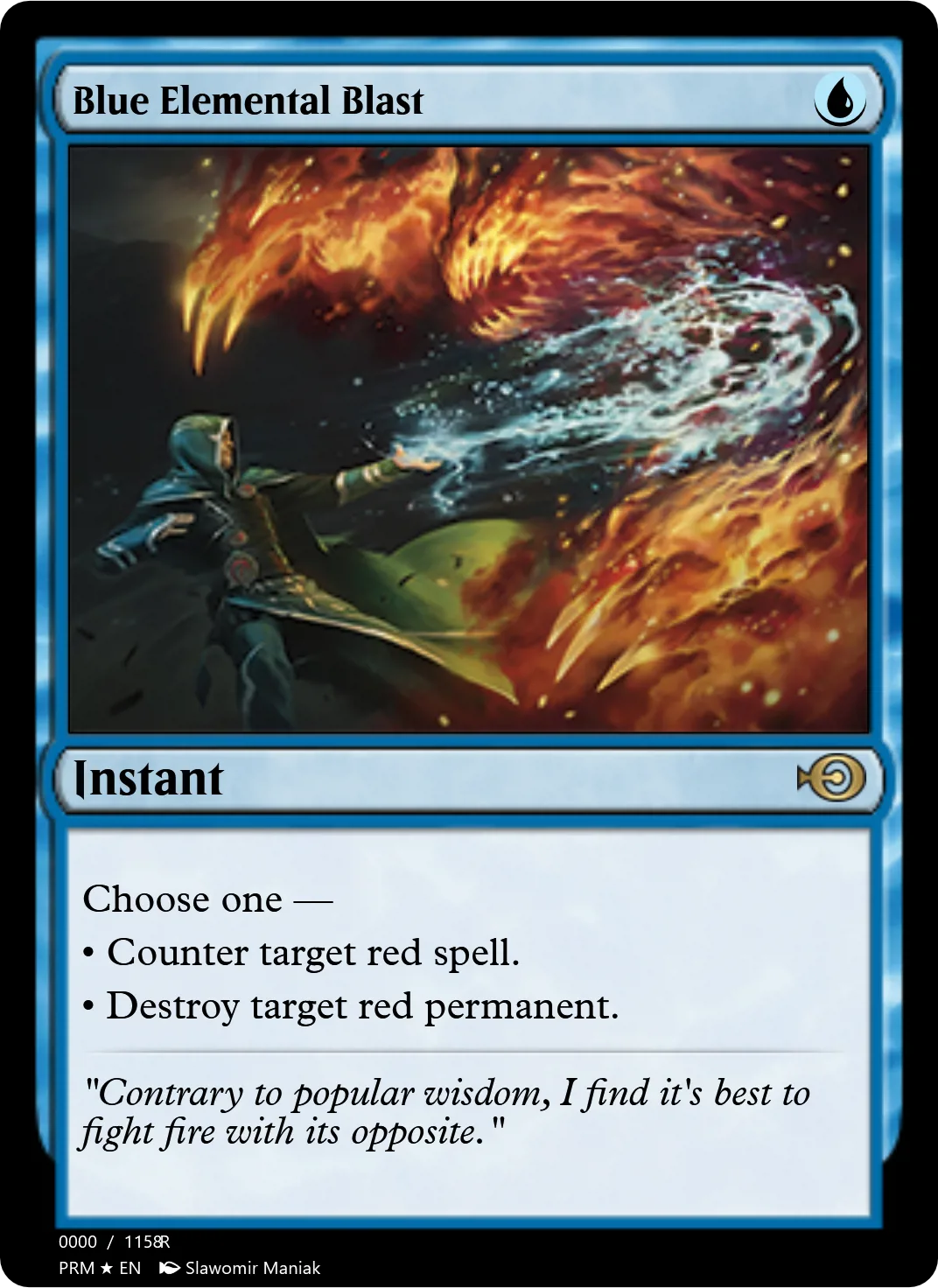 Blue Elemental Blast