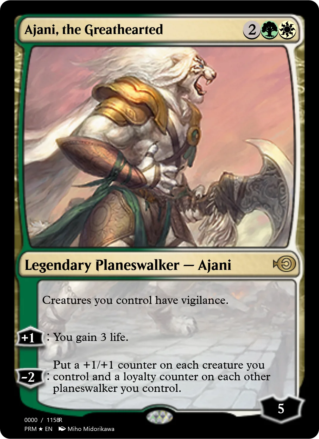 Ajani, the Greathearted