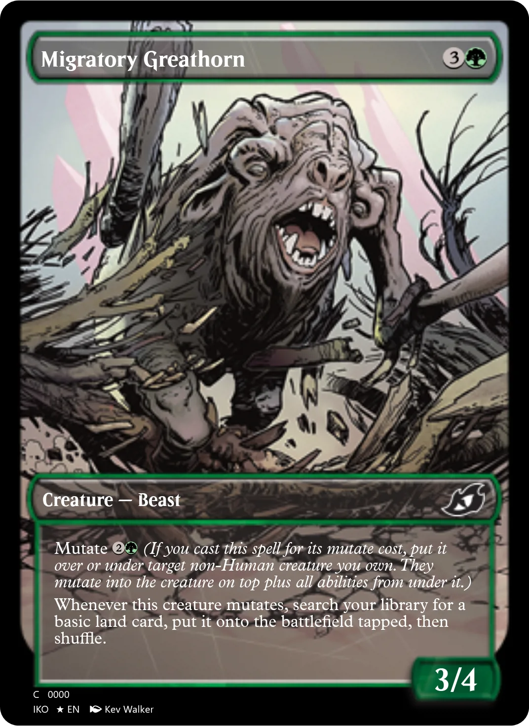 Migratory Greathorn