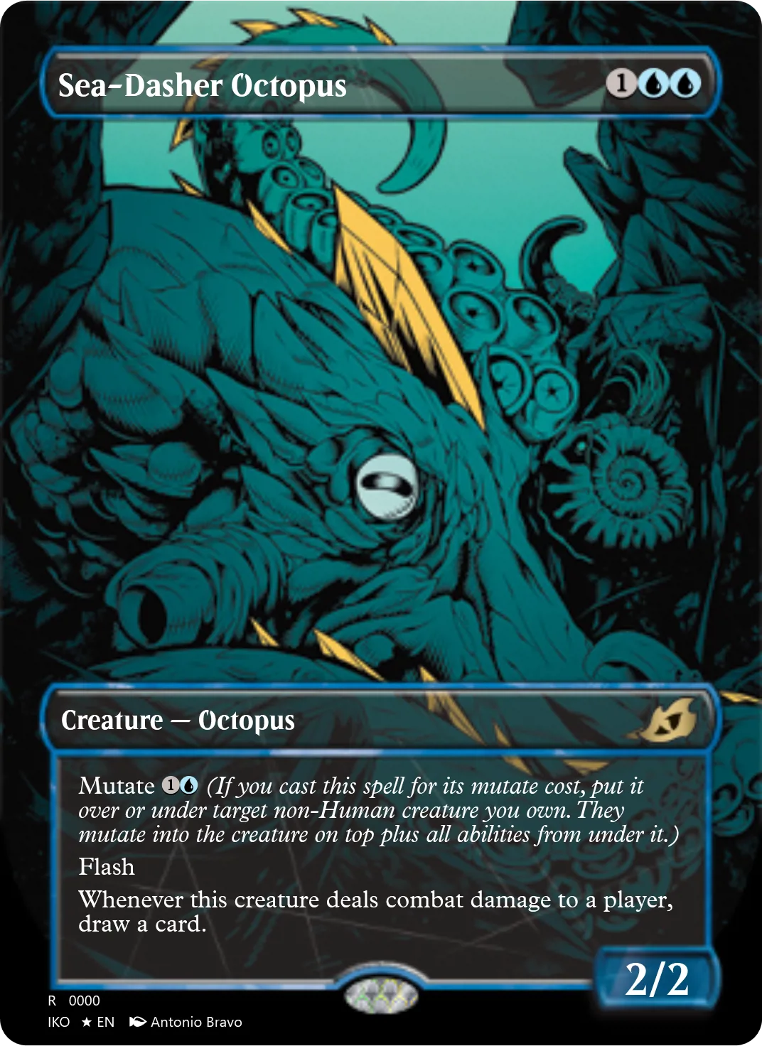 Sea-Dasher Octopus