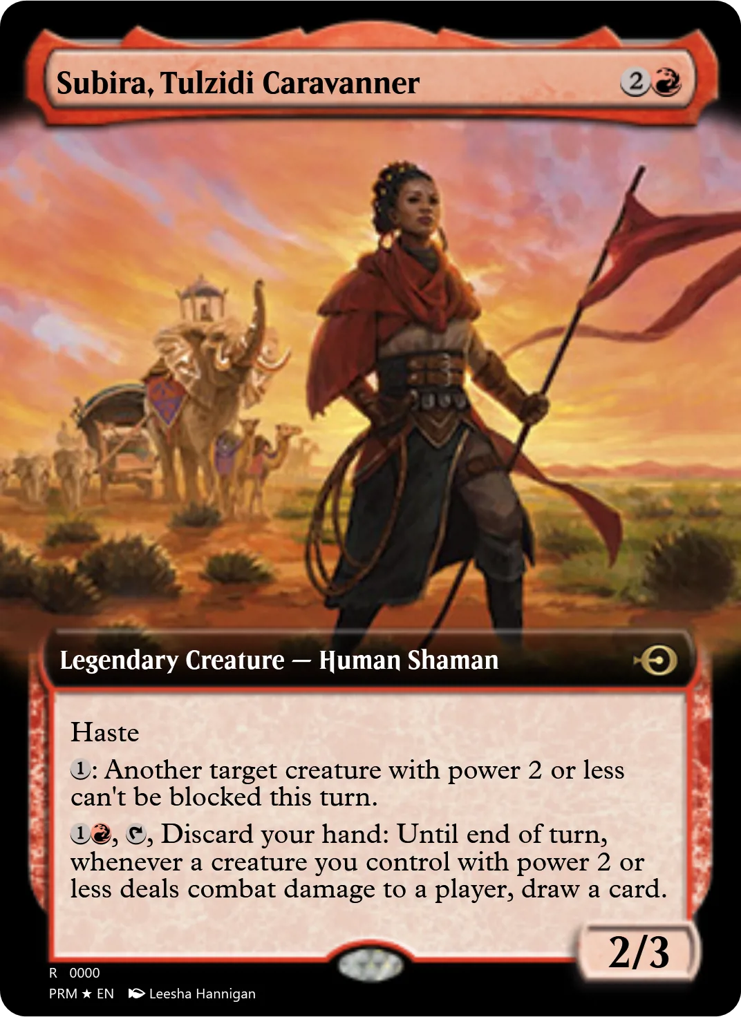 Subira, Tulzidi Caravanner