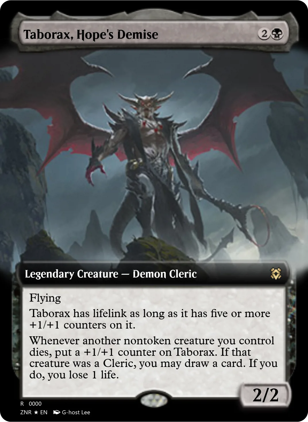 Taborax, Hope's Demise
